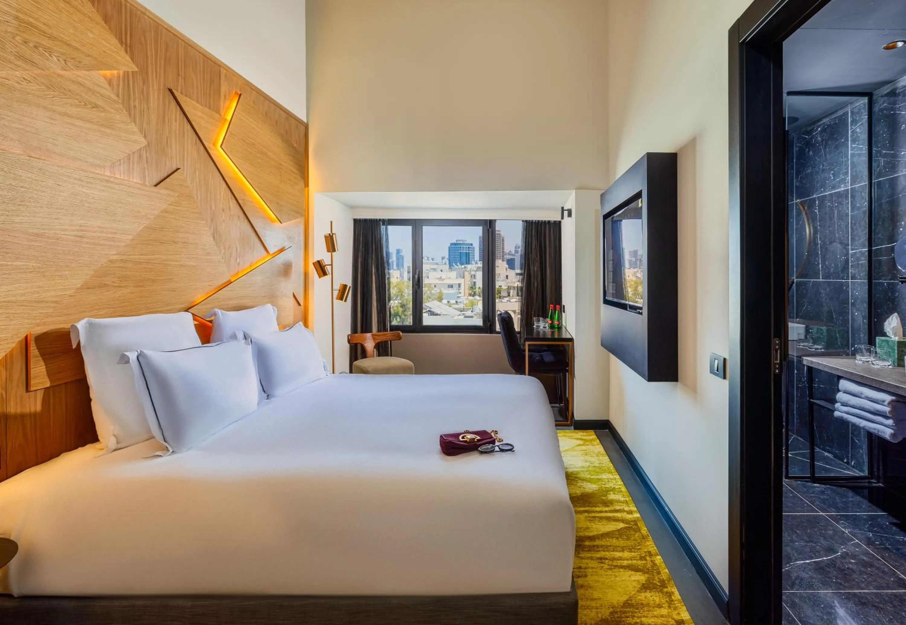 Bedroom in Brown Lighthouse Tel Aviv, a member of Brown Hotels