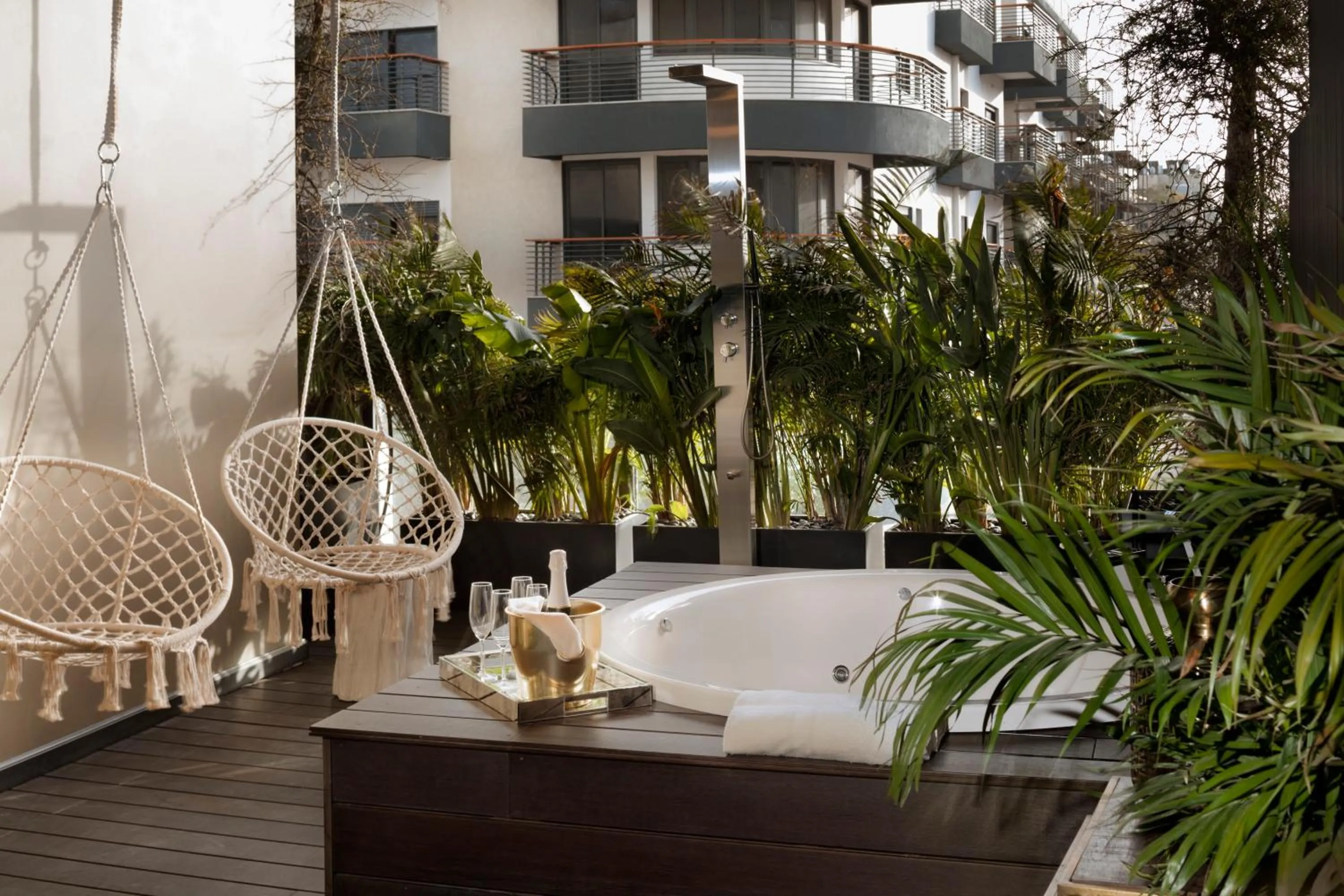 Balcony/Terrace in Brown Lighthouse Tel Aviv, a member of Brown Hotels