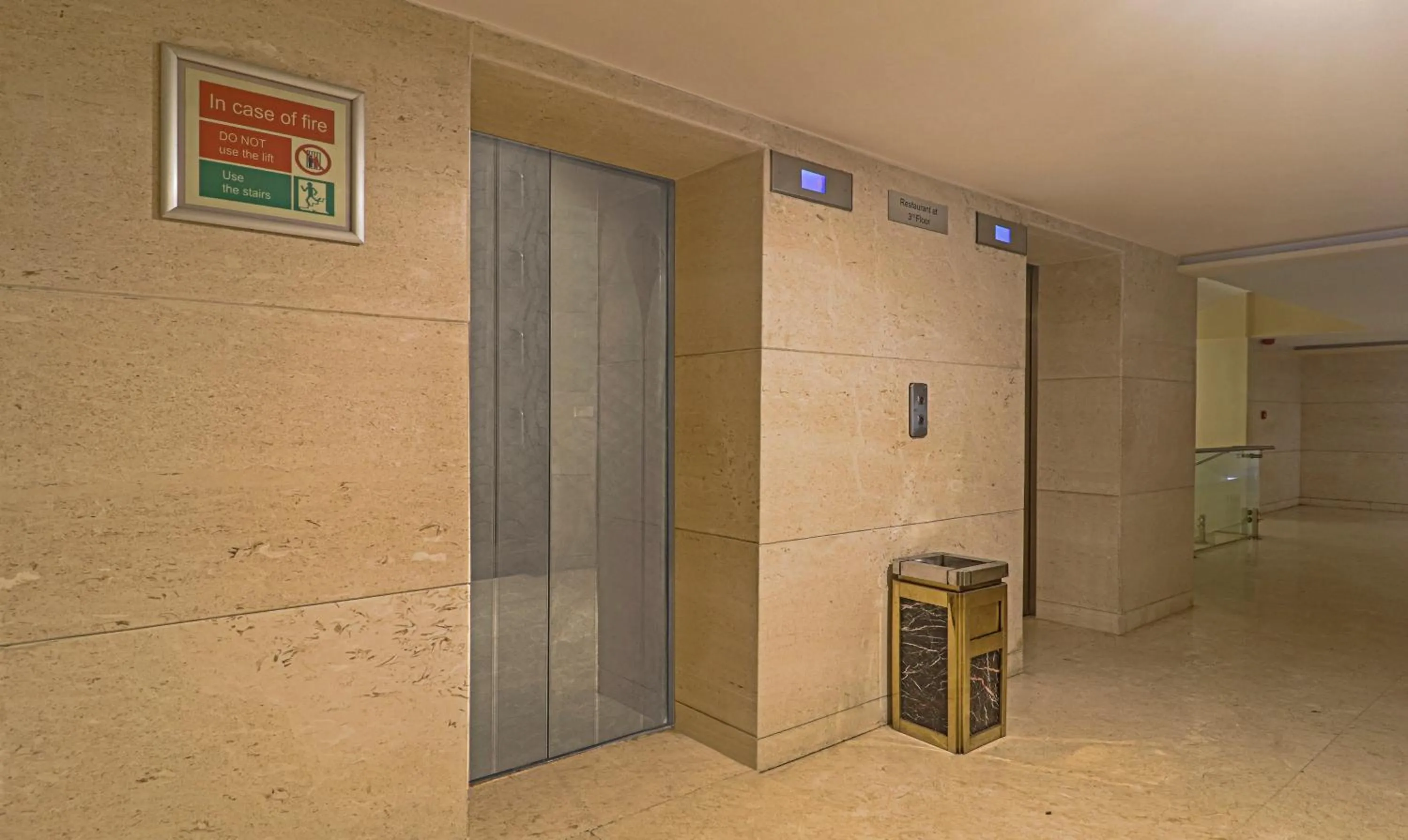 elevator in Treebo Premium Metropolis
