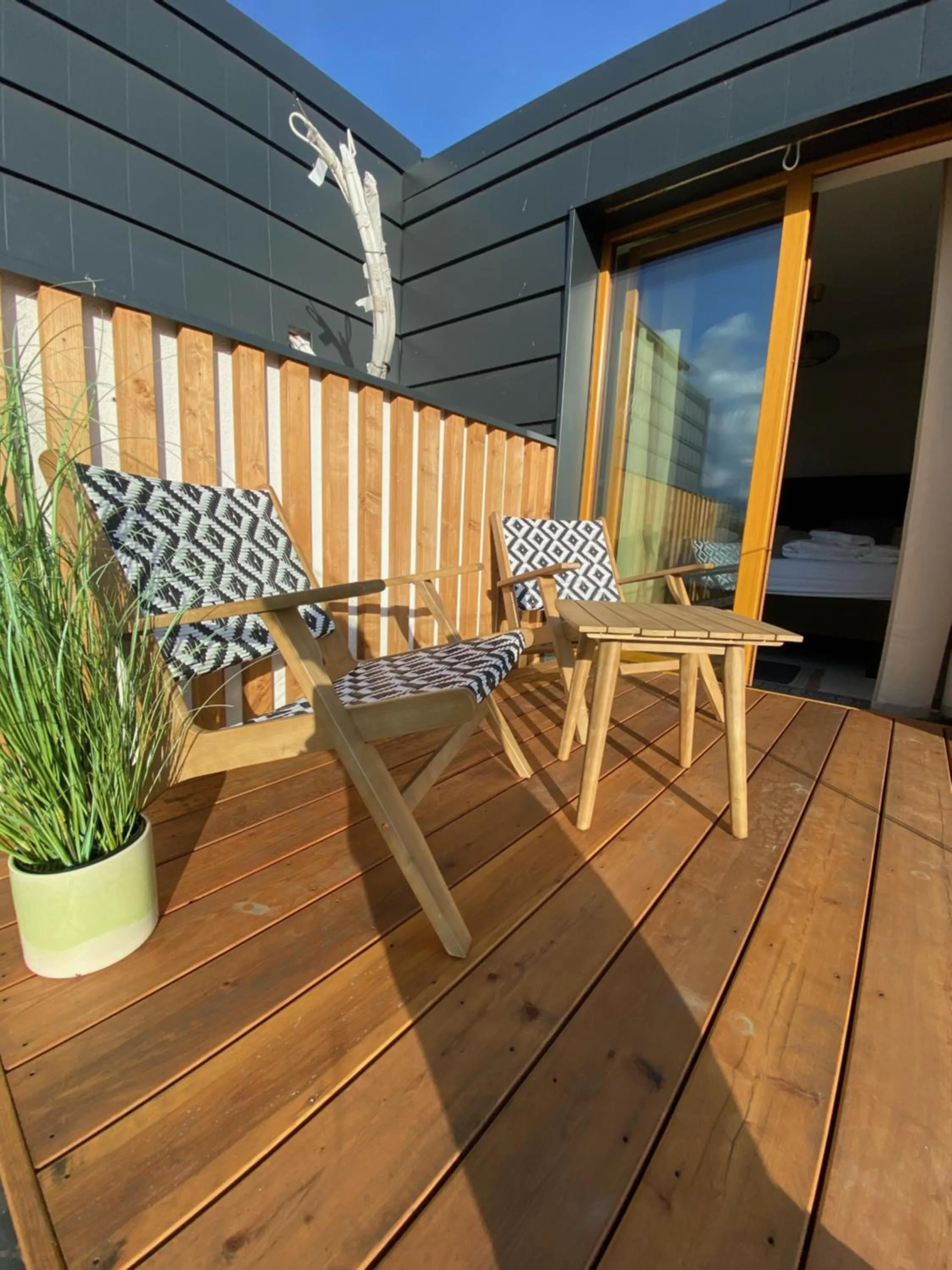 Balcony/Terrace in Nova Apartamenty Rewa