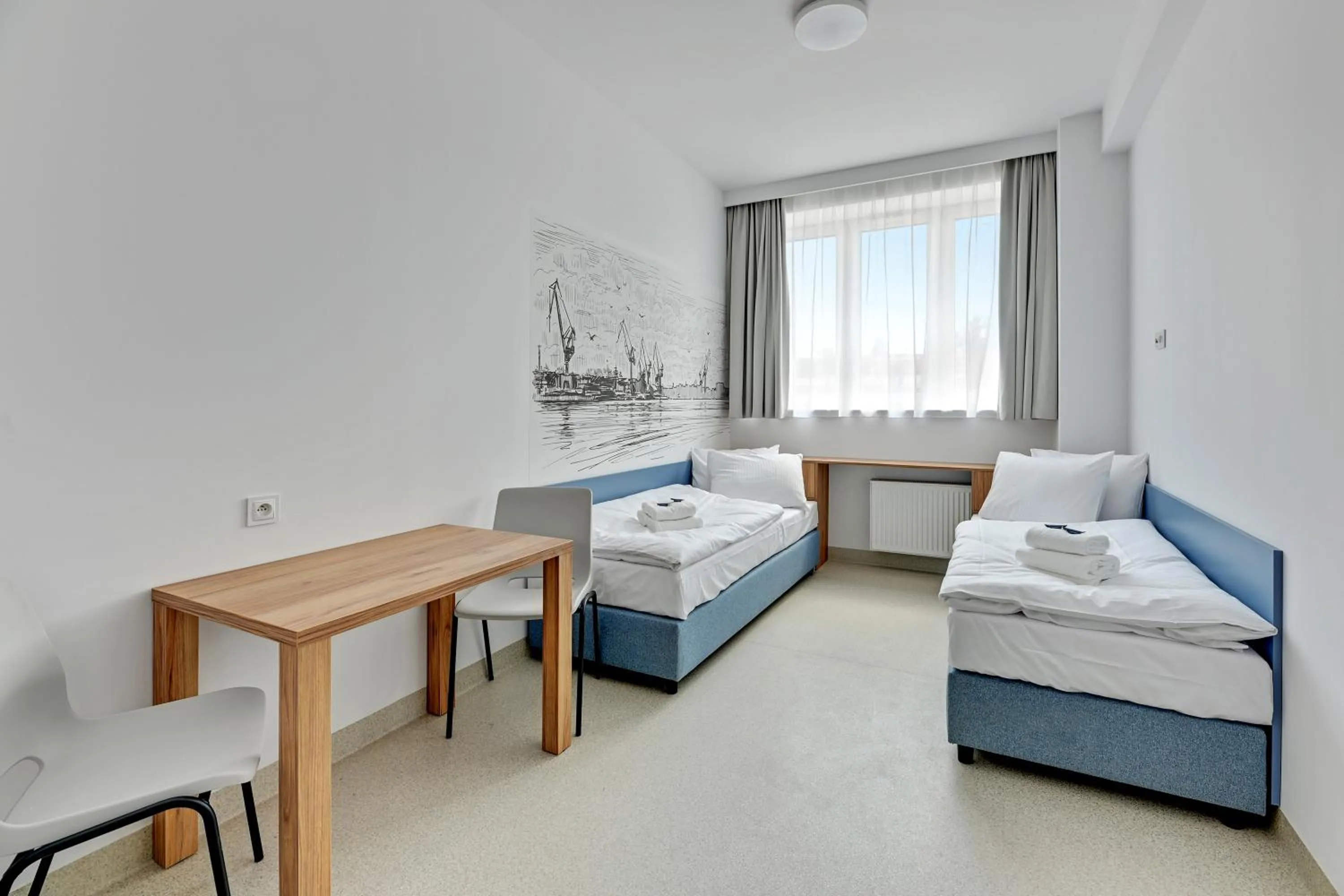 Bed in Apartgdynia