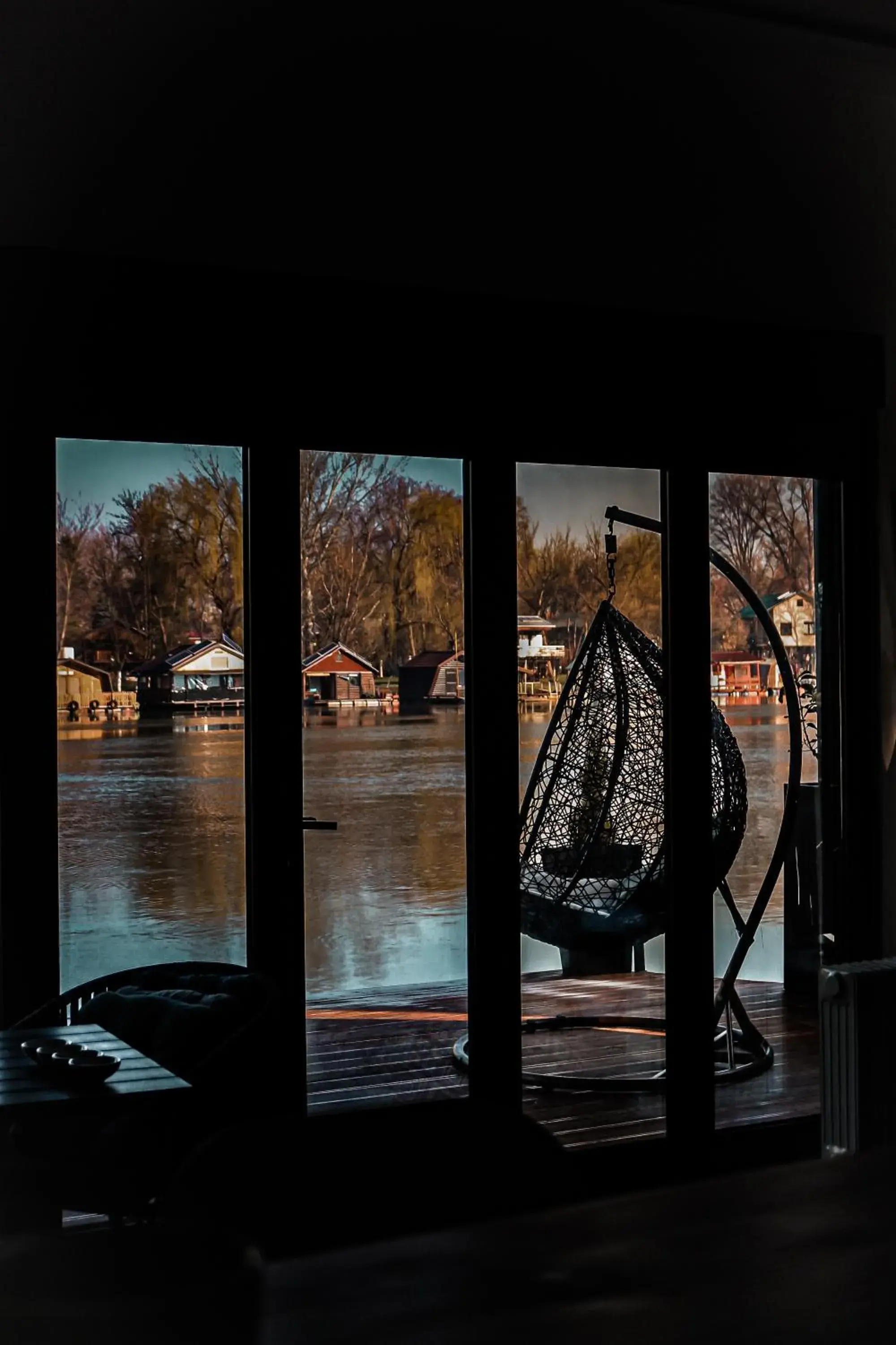River view in Beach House Belgrade River view in Beach House Belgrade