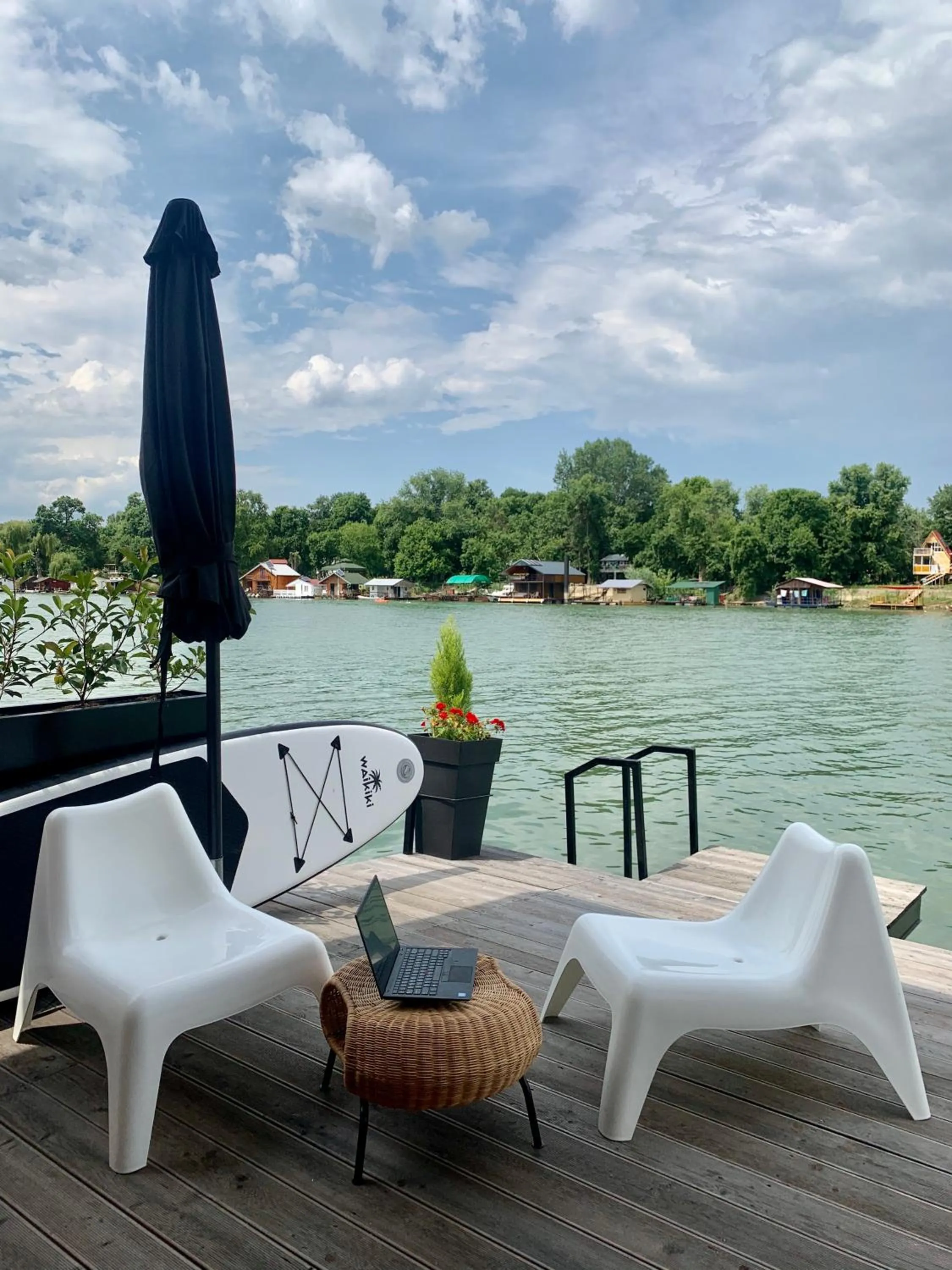 Balcony/Terrace in Beach House Belgrade