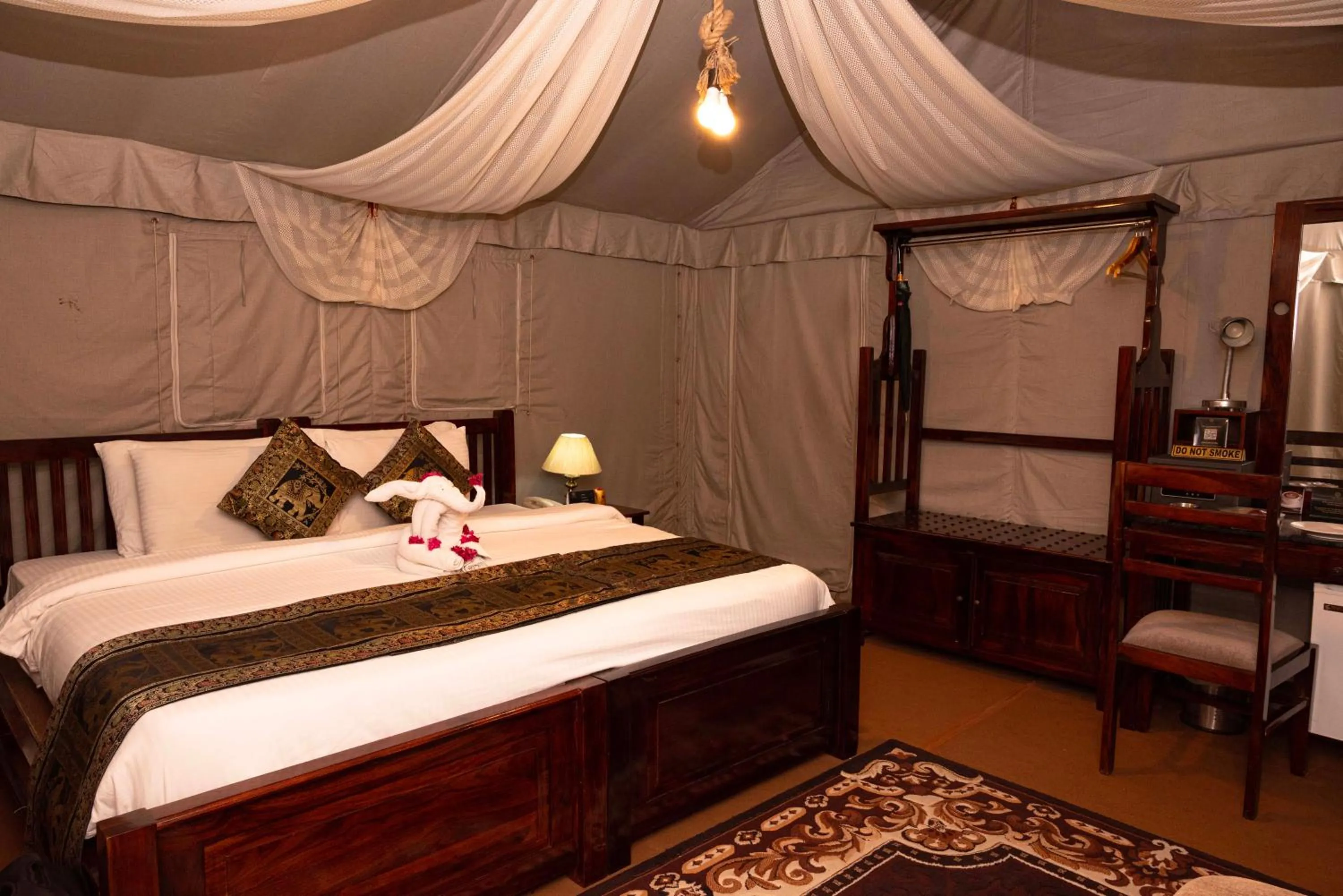 Bed in Om Vilas Benares, Varanasi