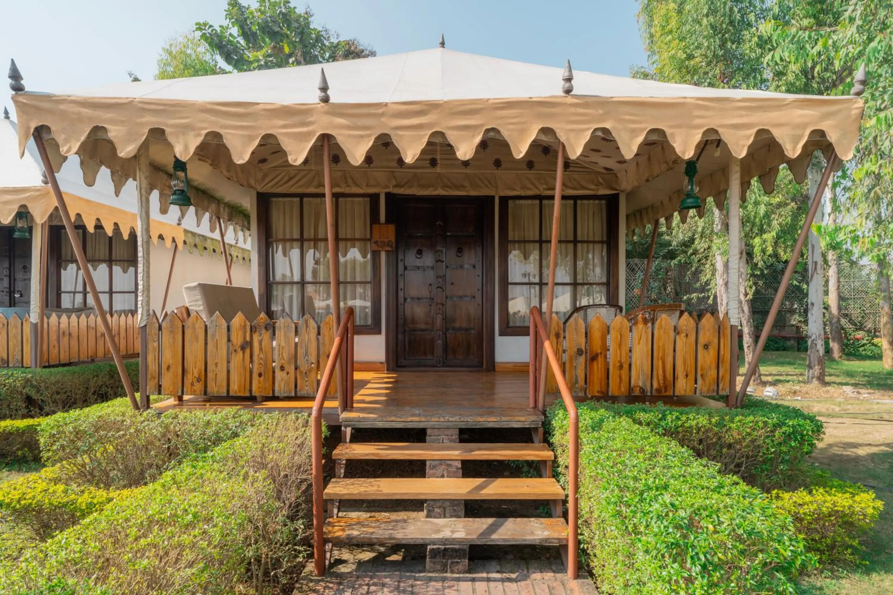 Garden in Om Vilas Benares, Varanasi