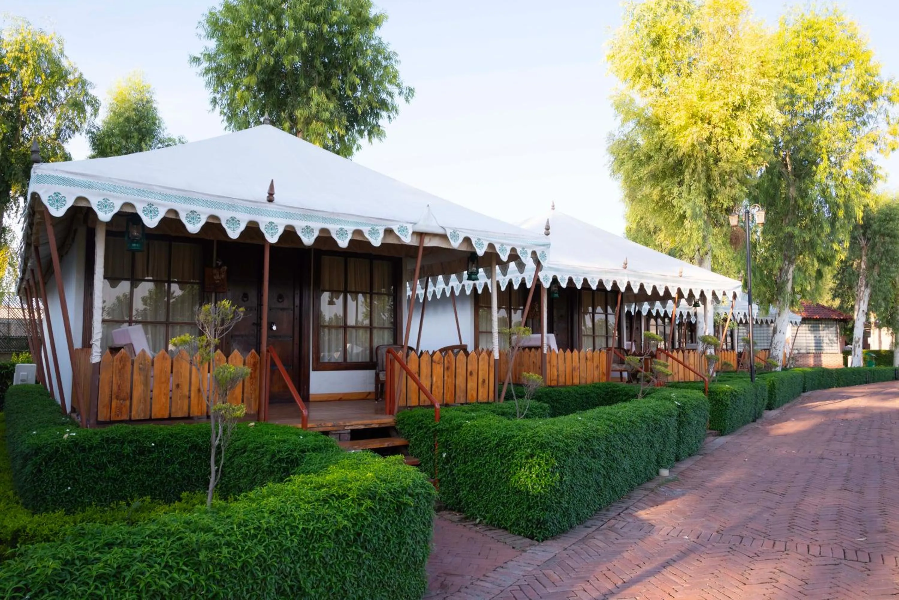 Garden view in Om Vilas Benares, Varanasi
