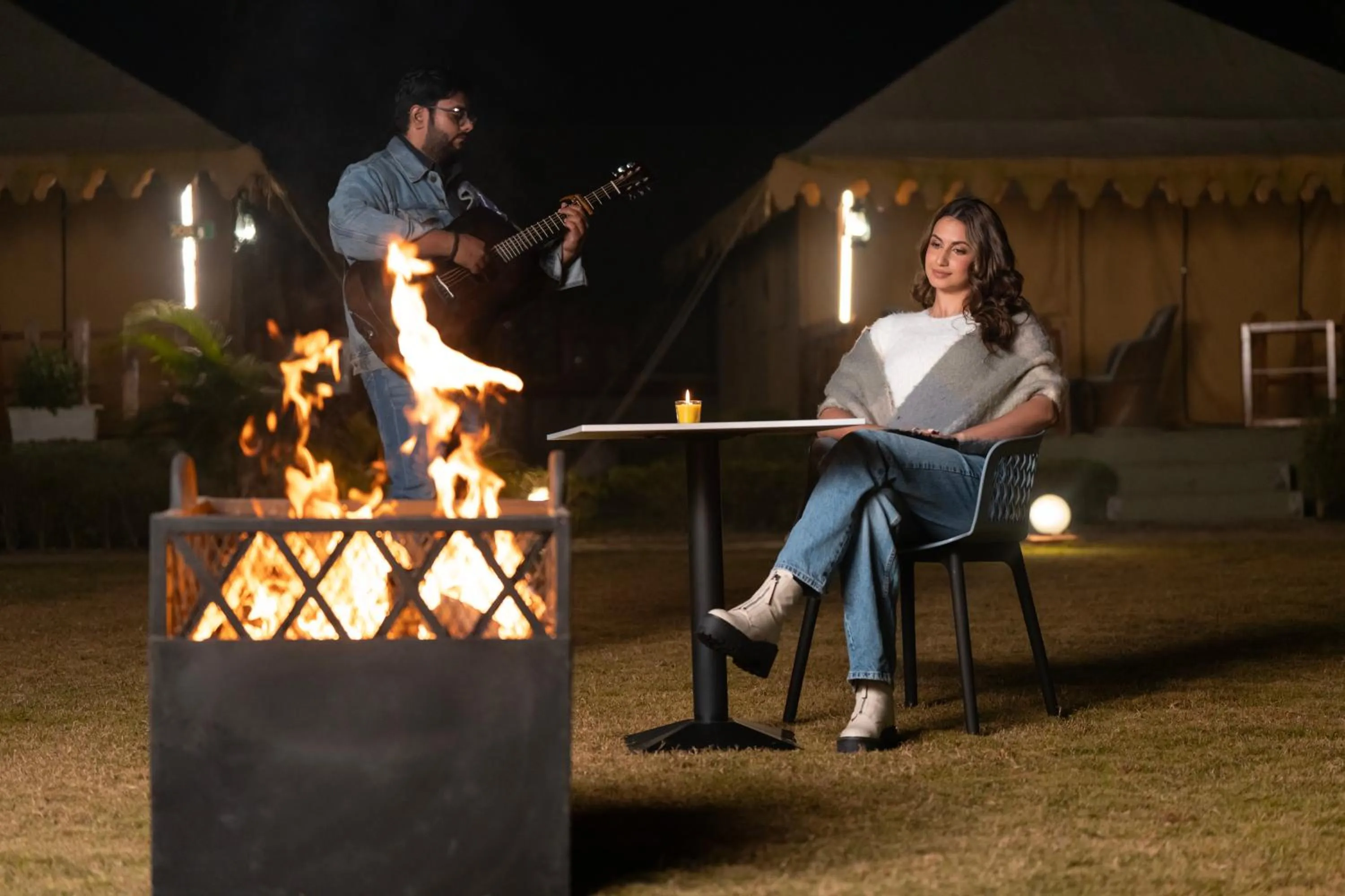 Night in Om Vilas Benares, Varanasi