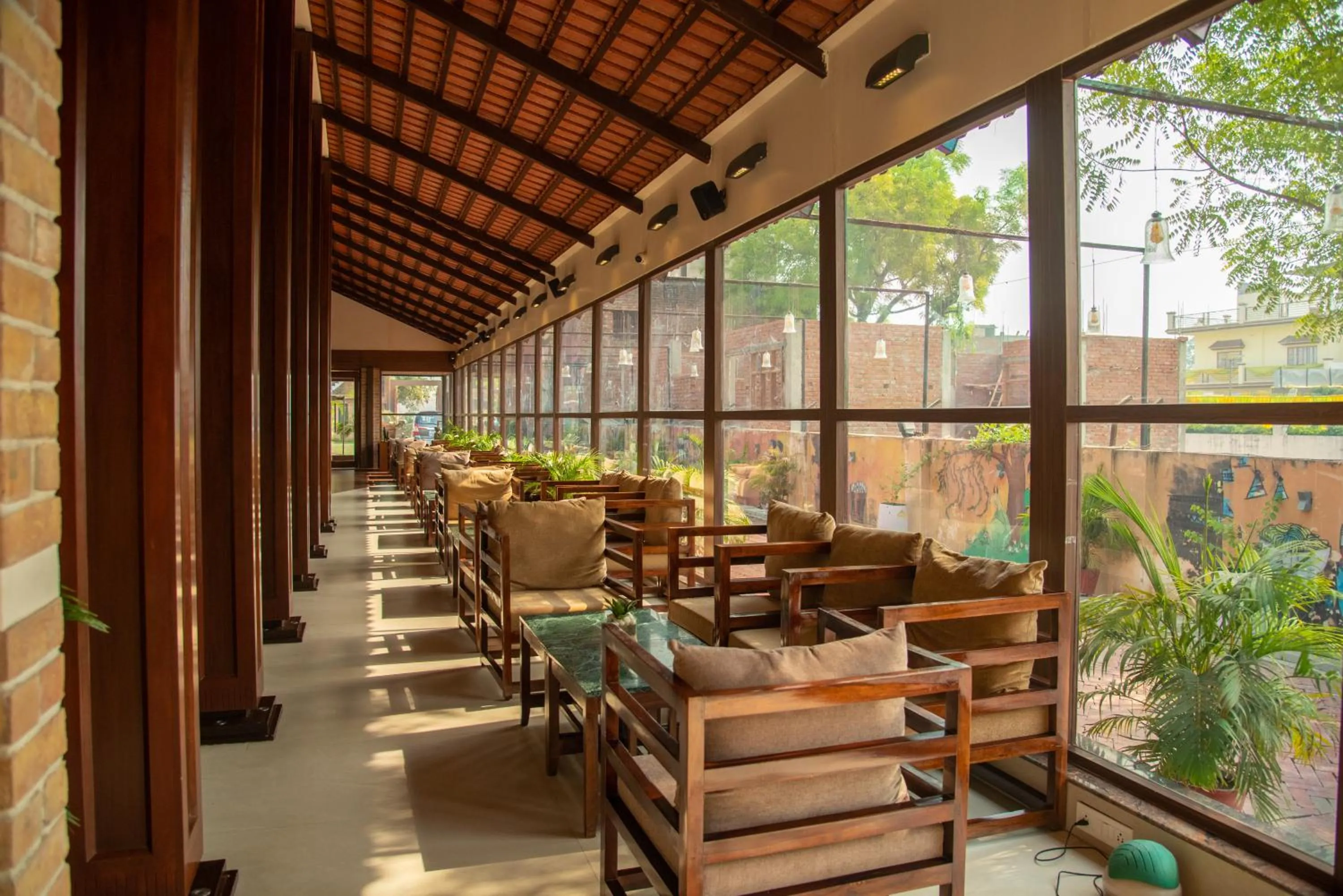 Lobby or reception in Om Vilas Benares, Varanasi