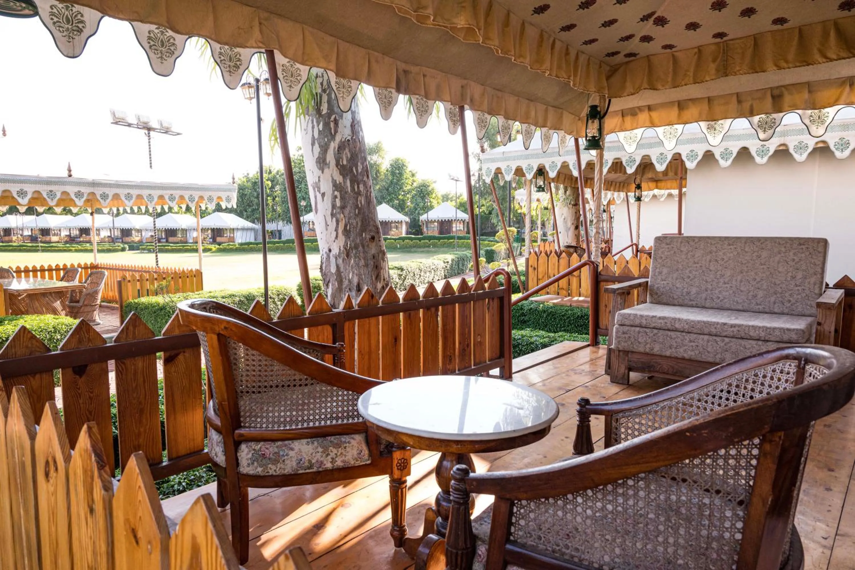Patio in Om Vilas Benares, Varanasi