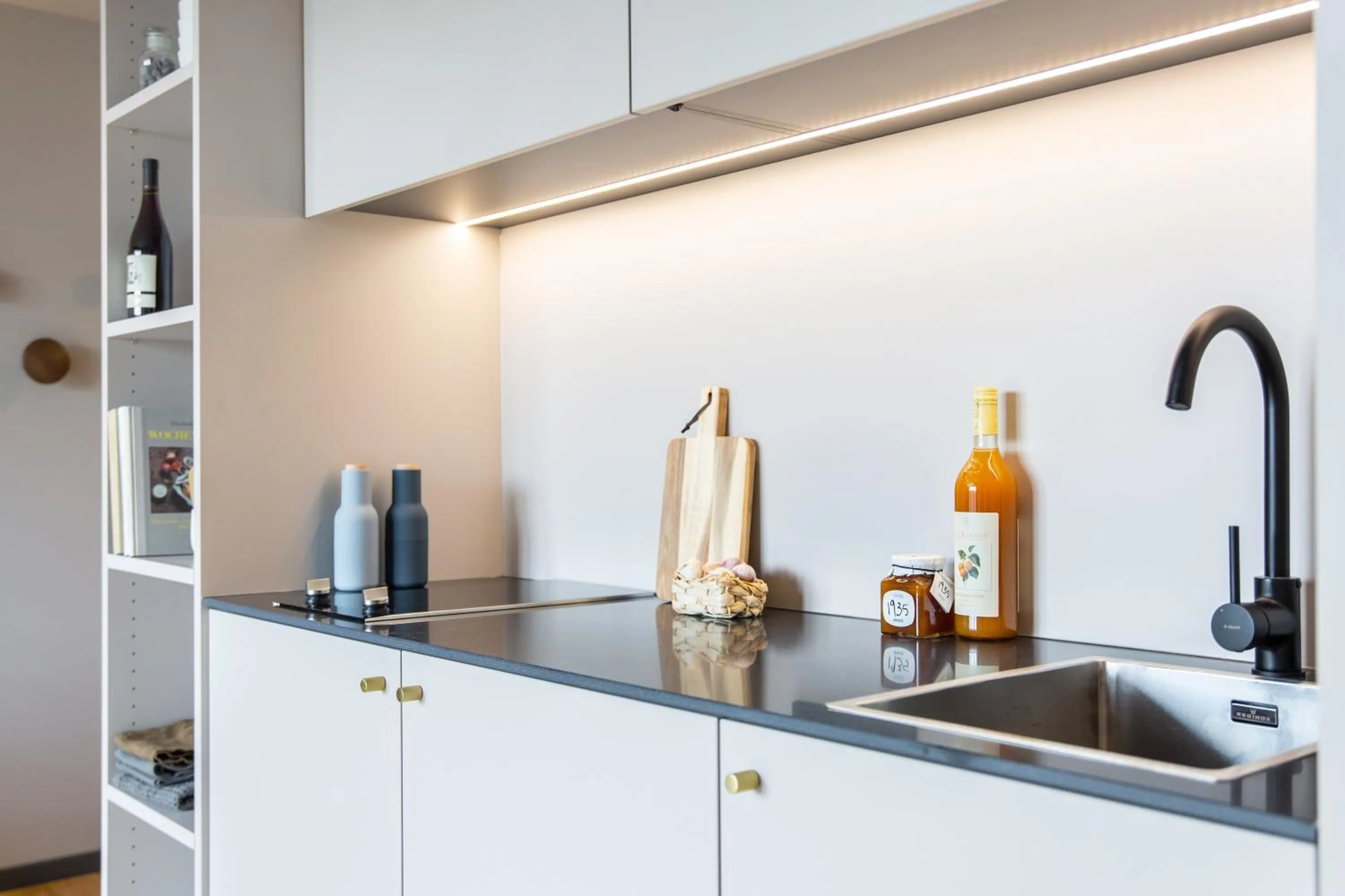 Kitchen or kitchenette in ipartment Darmstadt