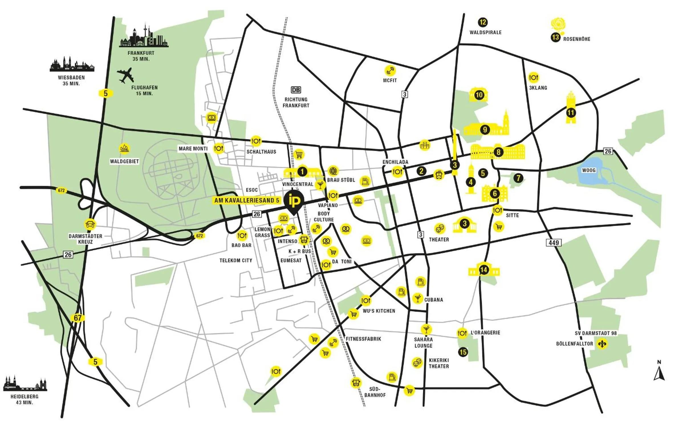 Toilet in ipartment Darmstadt