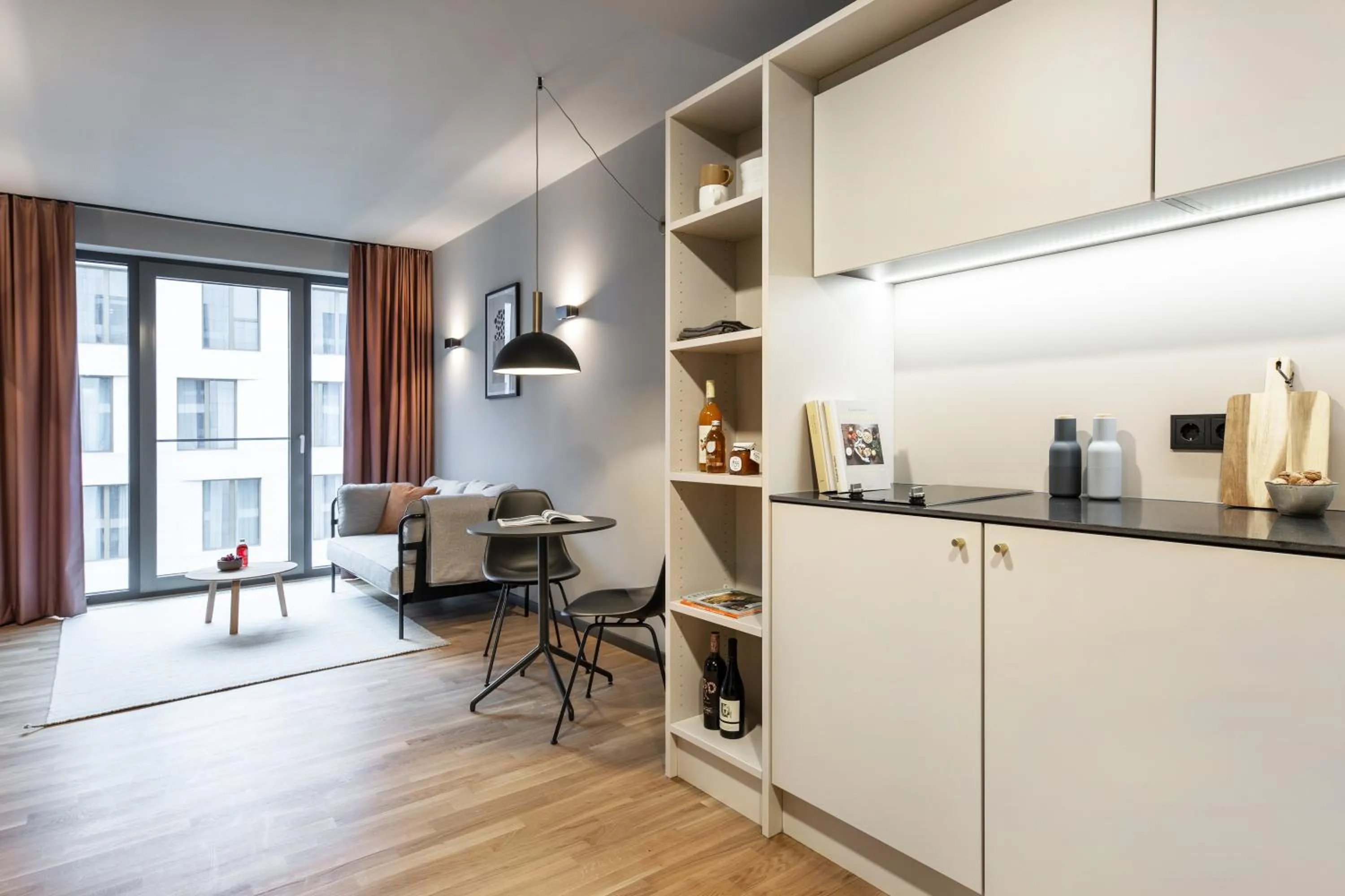 Kitchen or kitchenette in ipartment Darmstadt