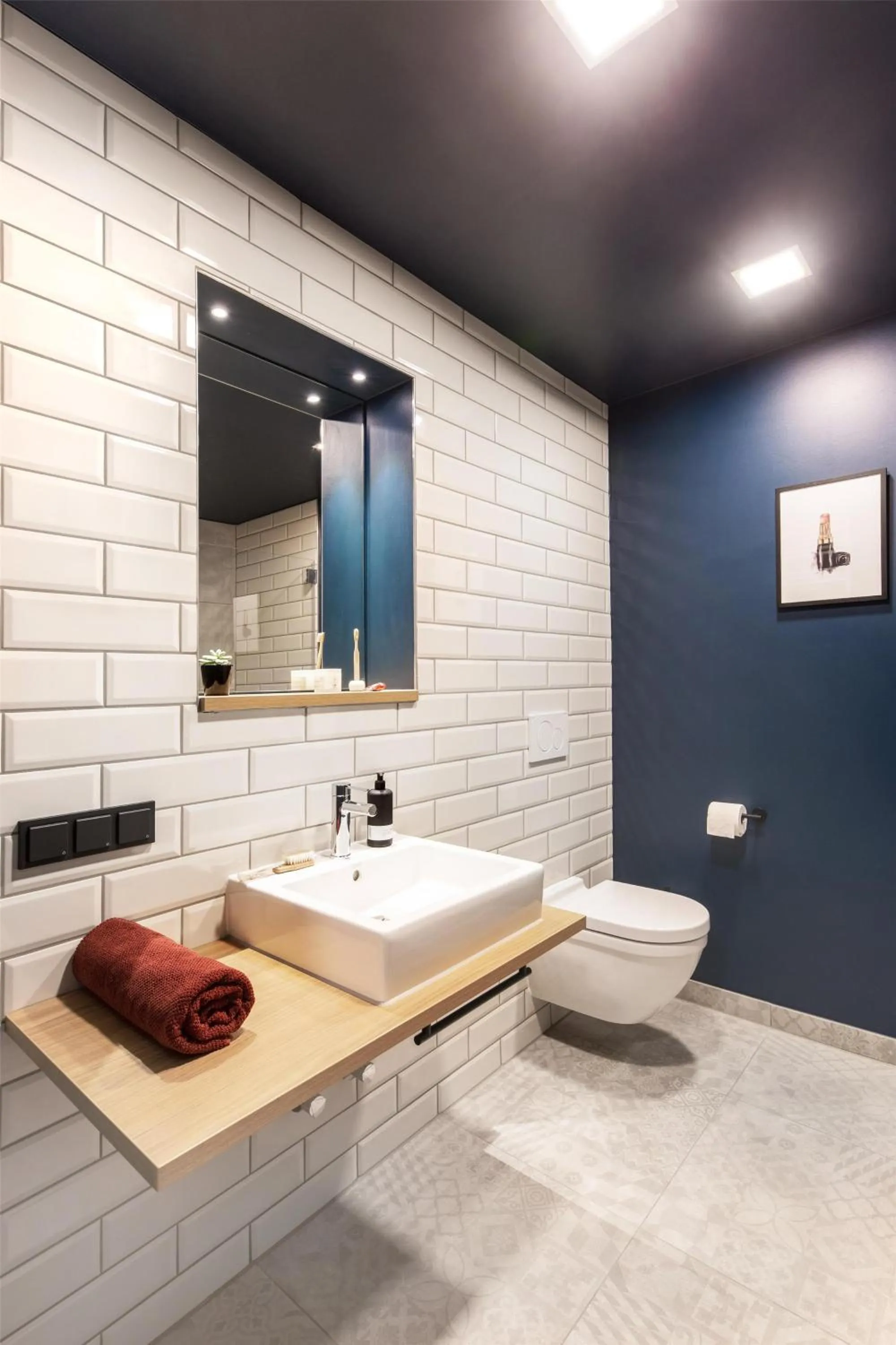 Bathroom in ipartment Darmstadt HOME by Best Western