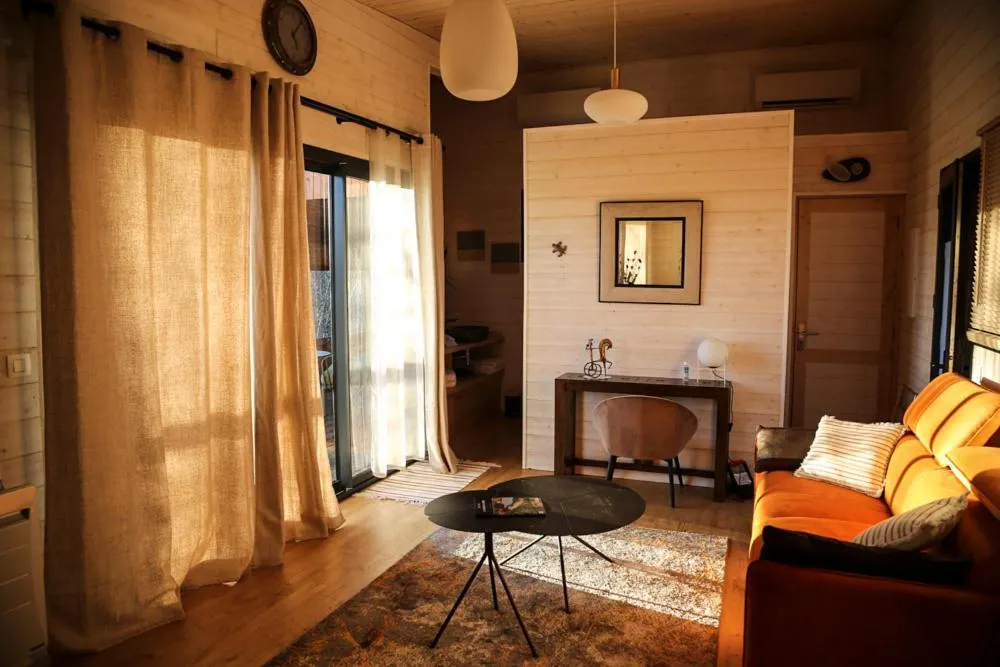 Seating area in Les Lodges du golf de la Marterie