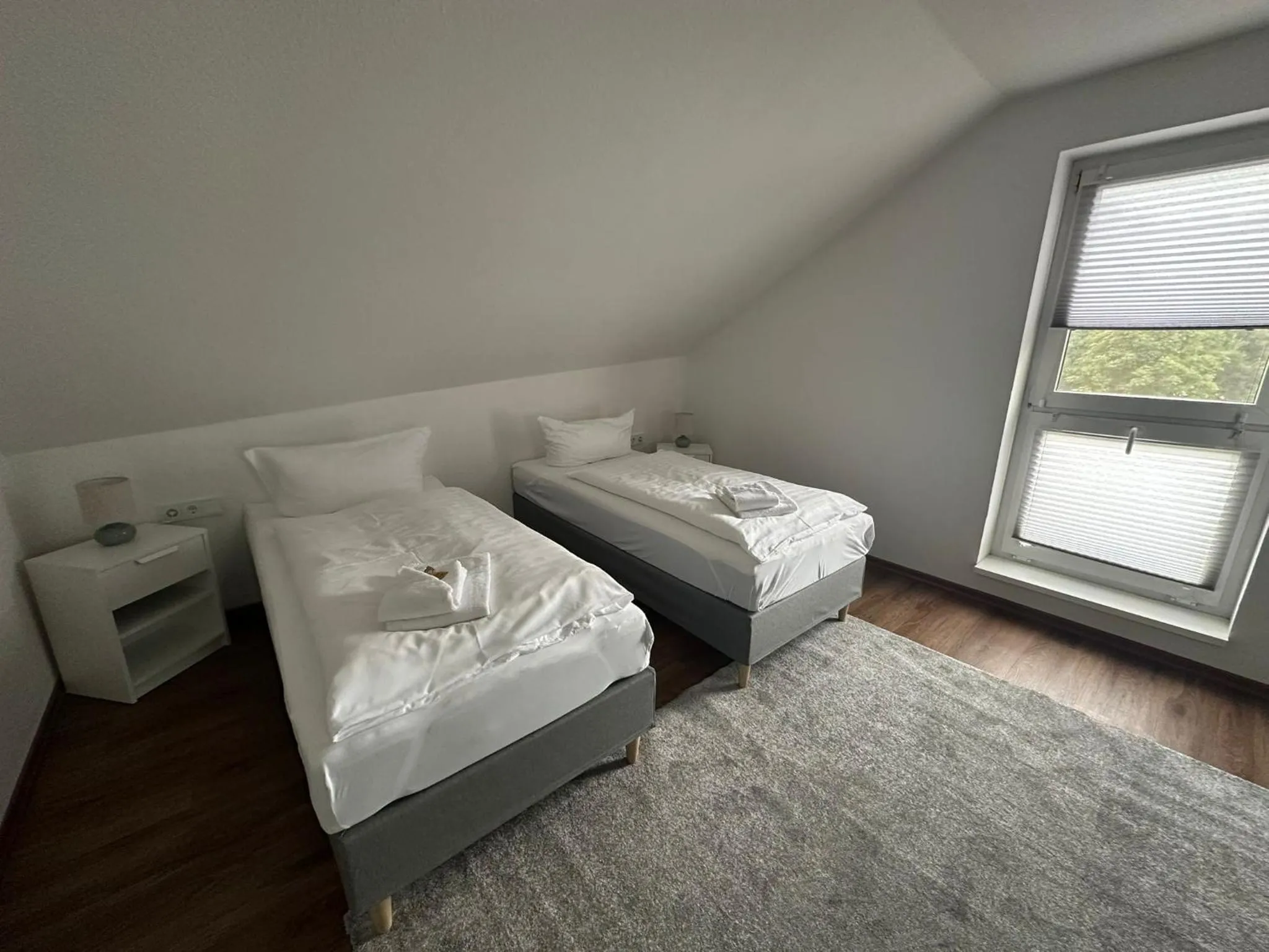 Bed in Hotel Luther Birke Wittenberg