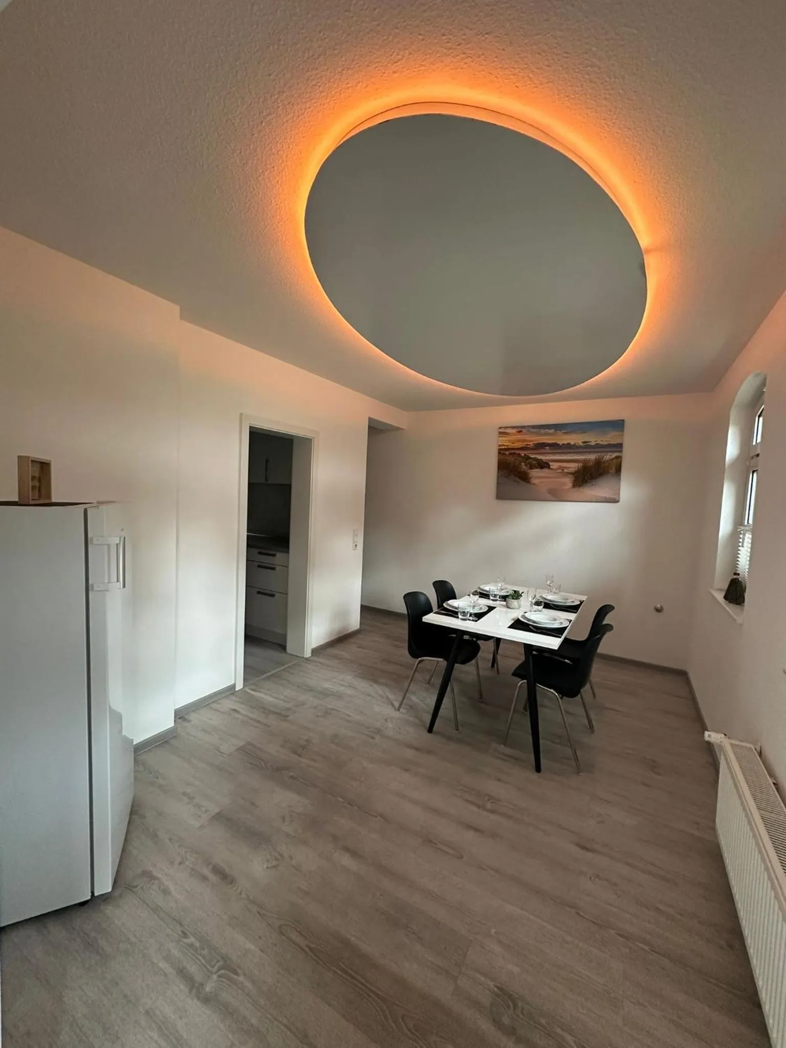 Kitchen or kitchenette in Hotel Luther Birke Wittenberg