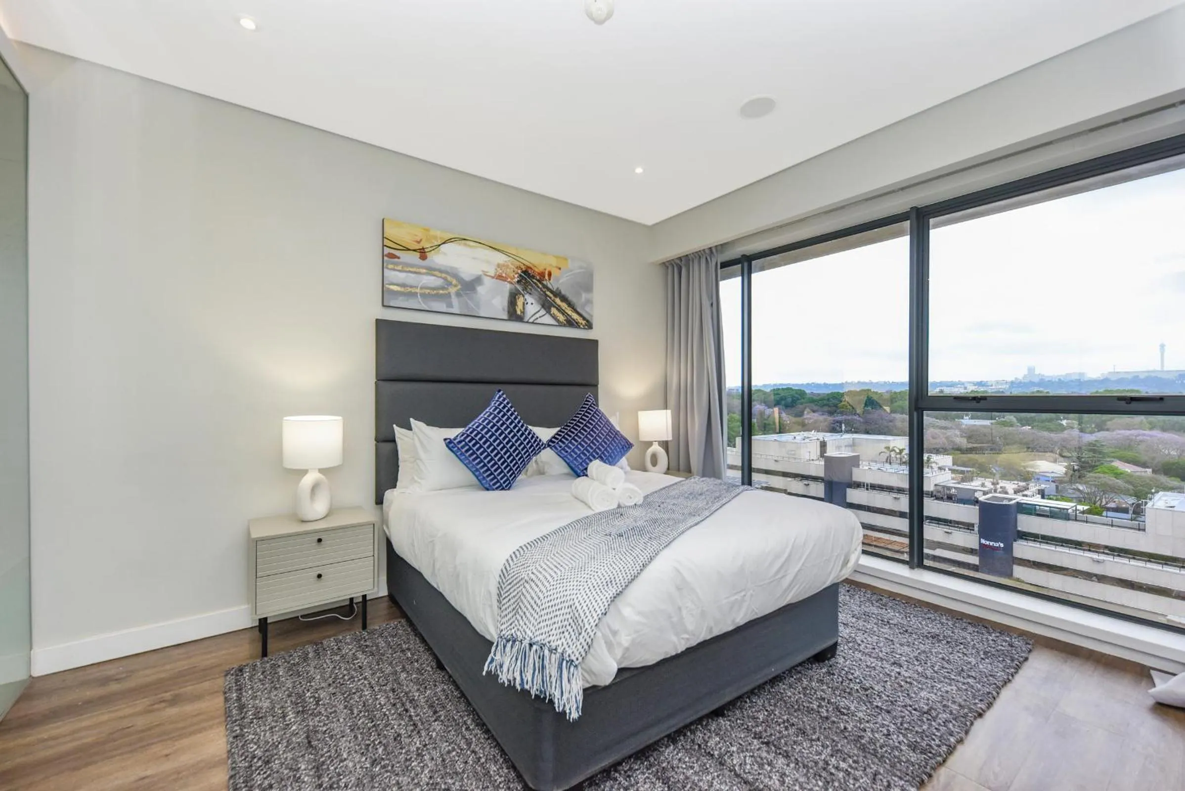 Bedroom, Bed in The Park Central Residence - WITH GENERATOR