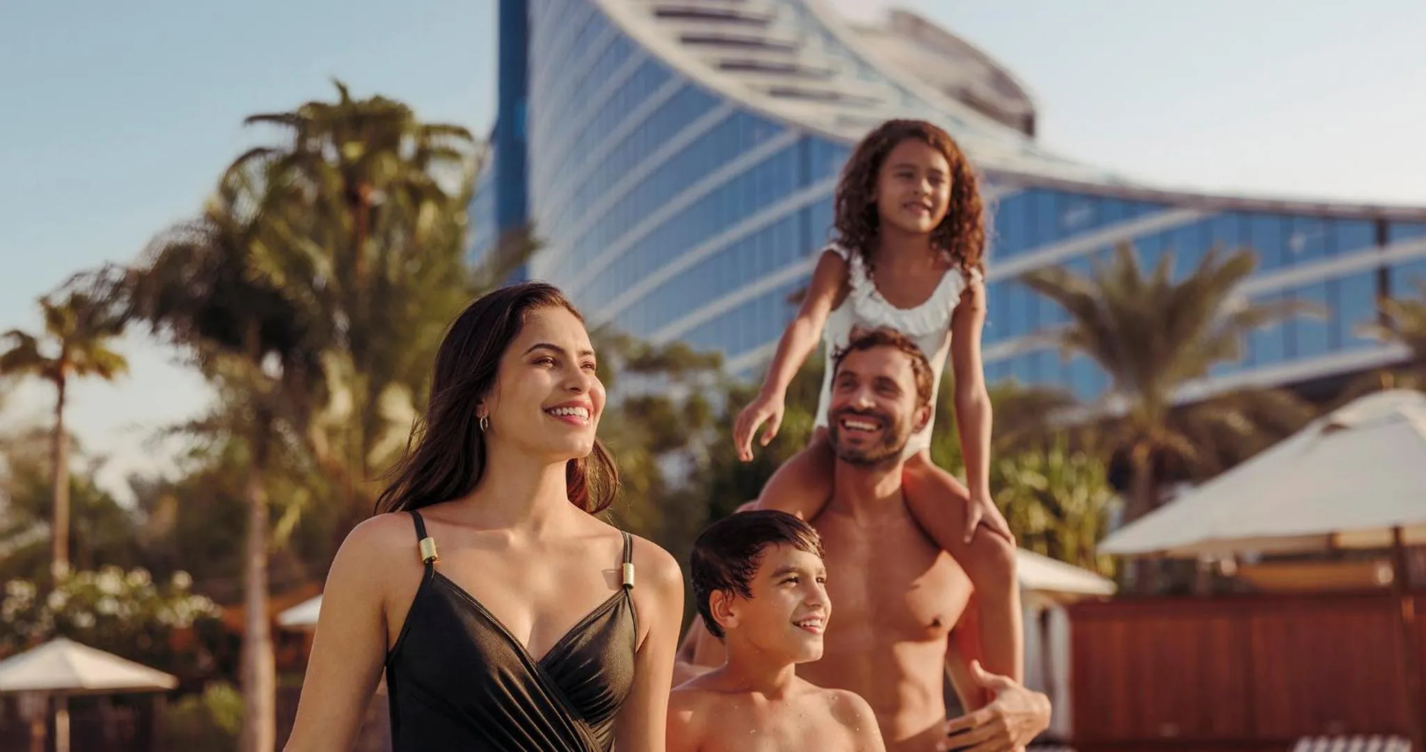 Aqua park in Jumeirah Beach Hotel Dubai