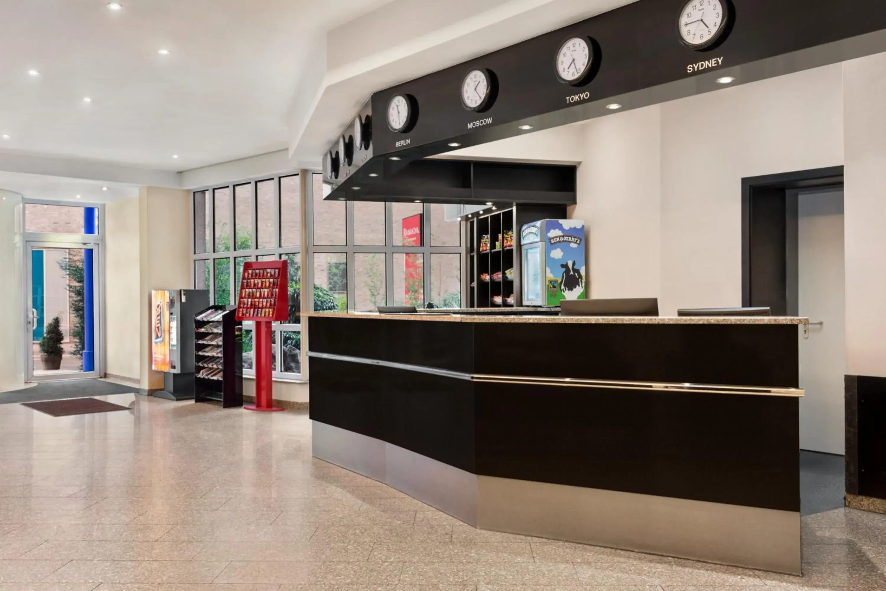 Lobby or reception in Ramada by Wyndham Bottrop City Lobby or reception in Ramada by Wyndham Bottrop City