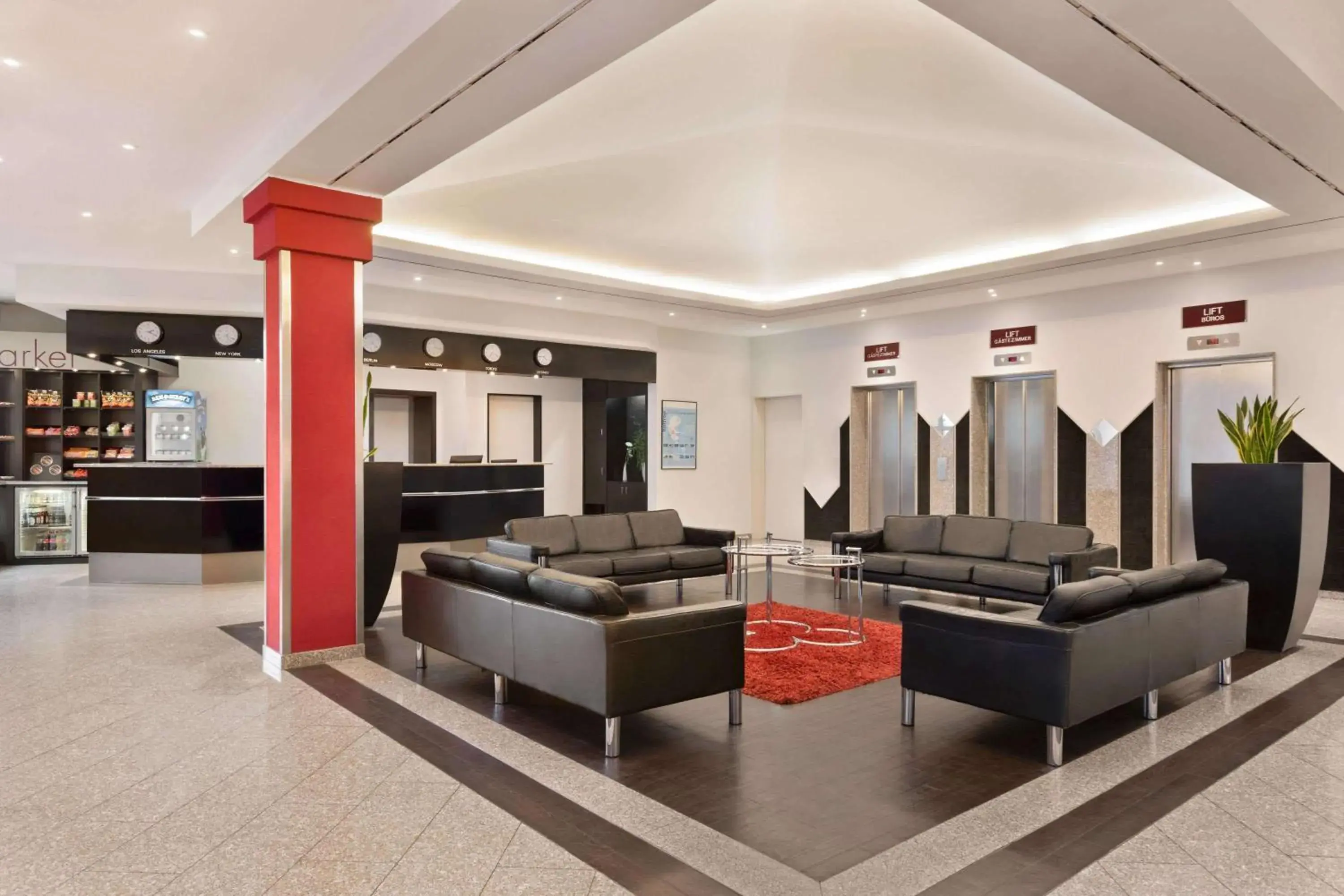 Lobby or reception in Ramada by Wyndham Bottrop City Lobby or reception in Ramada by Wyndham Bottrop City