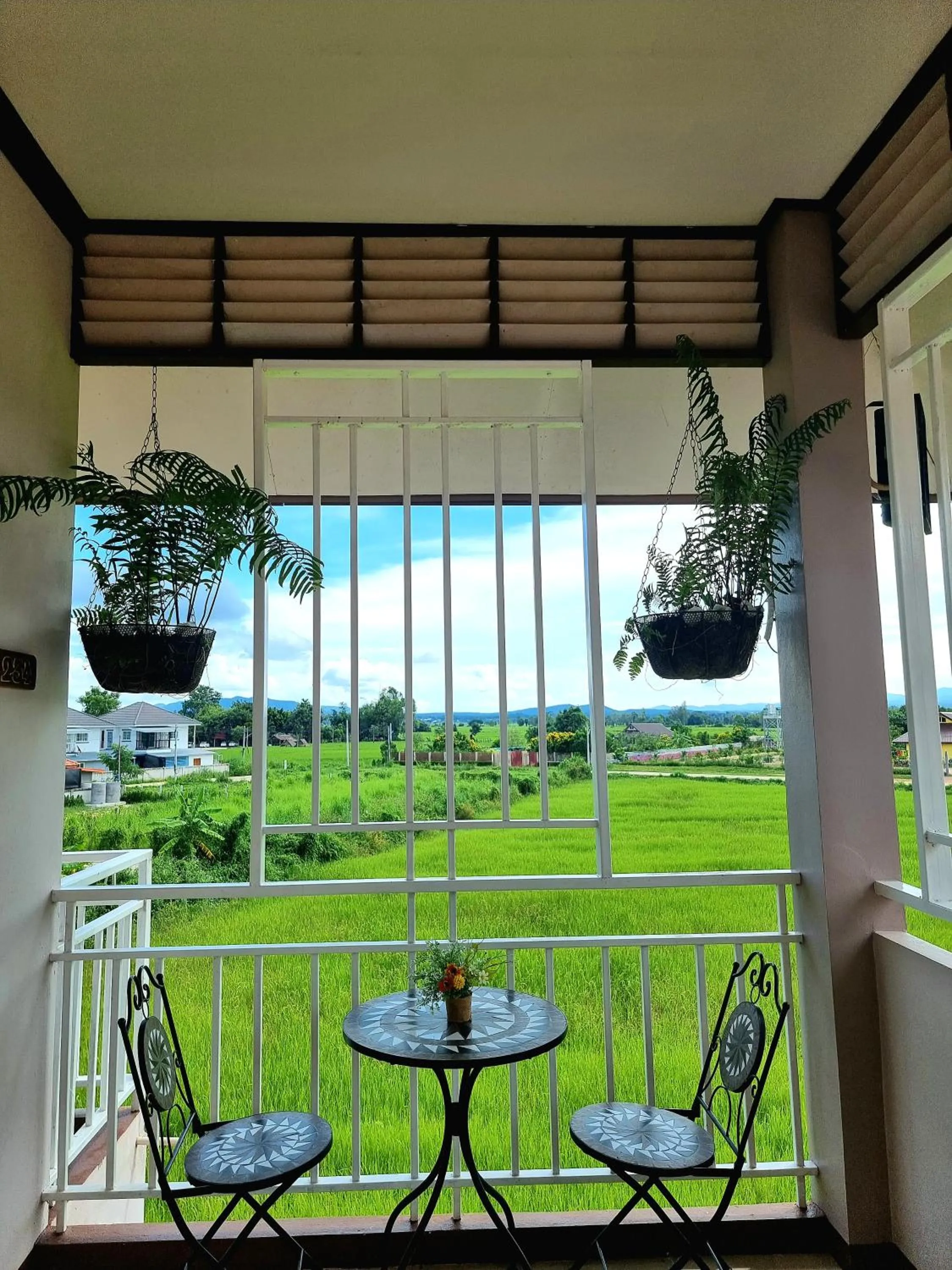 Balcony/Terrace in Chiangkham Grand Villa - SHA Certified