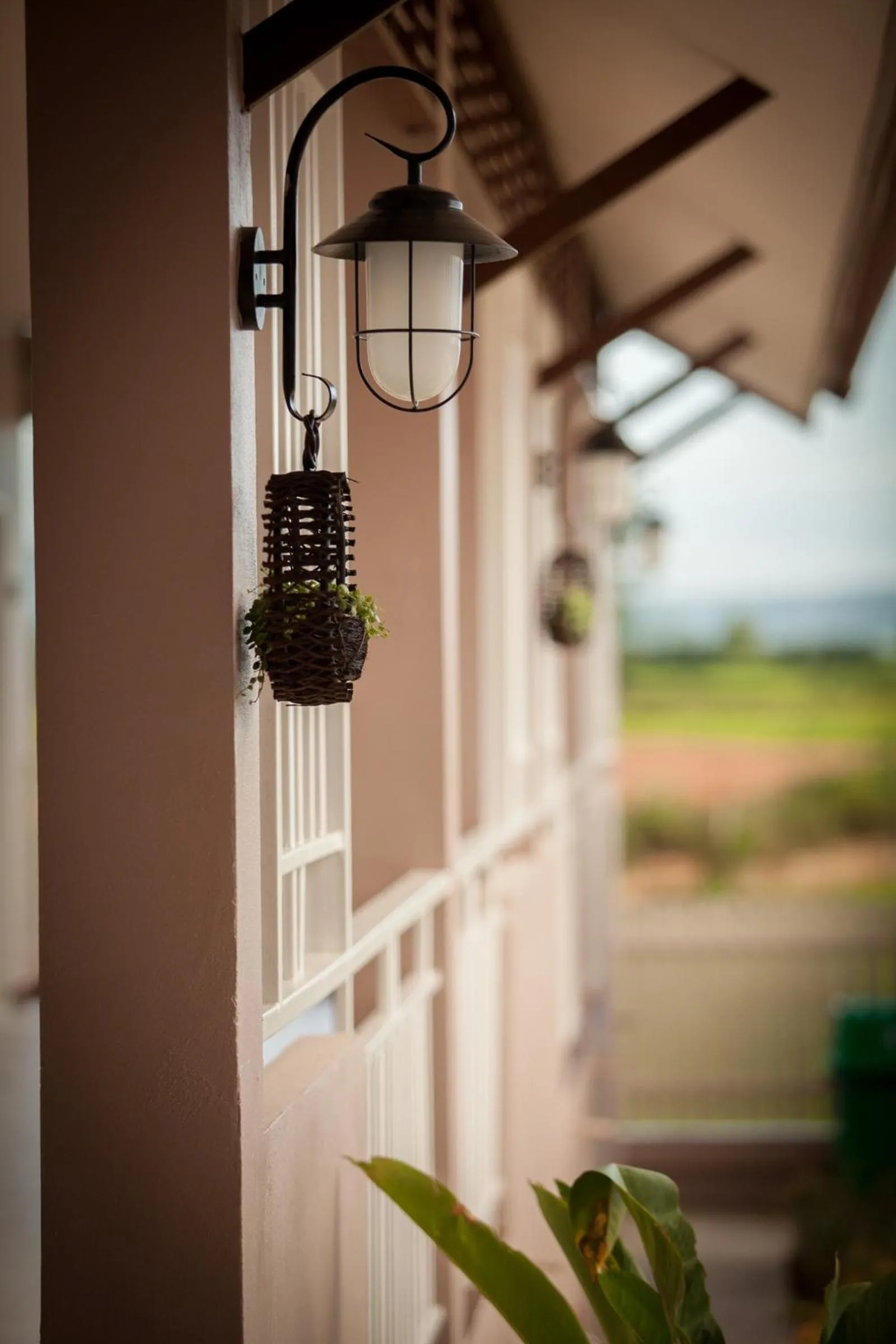 Garden view in Chiangkham Grand Villa - SHA Certified