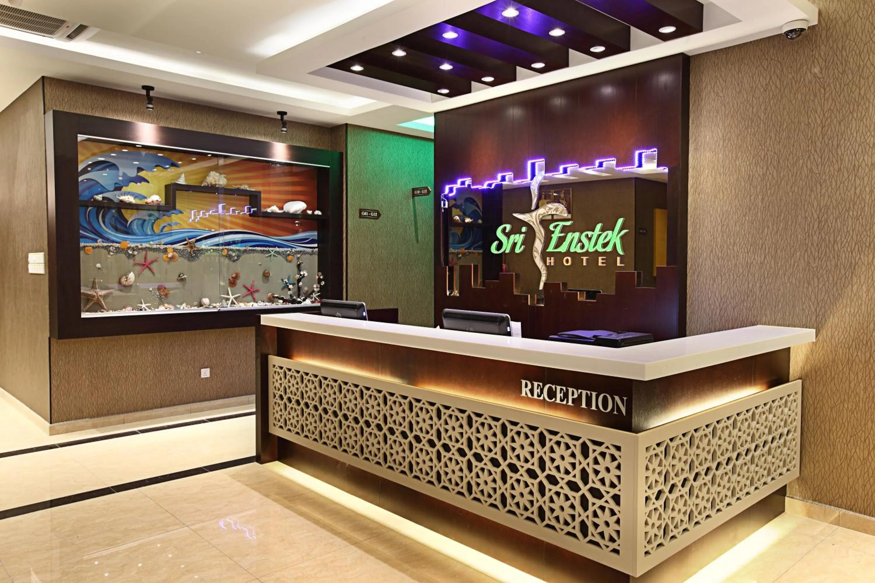 Lobby or reception in Sri Enstek Hotel KLIA, KLIA 2 & F1