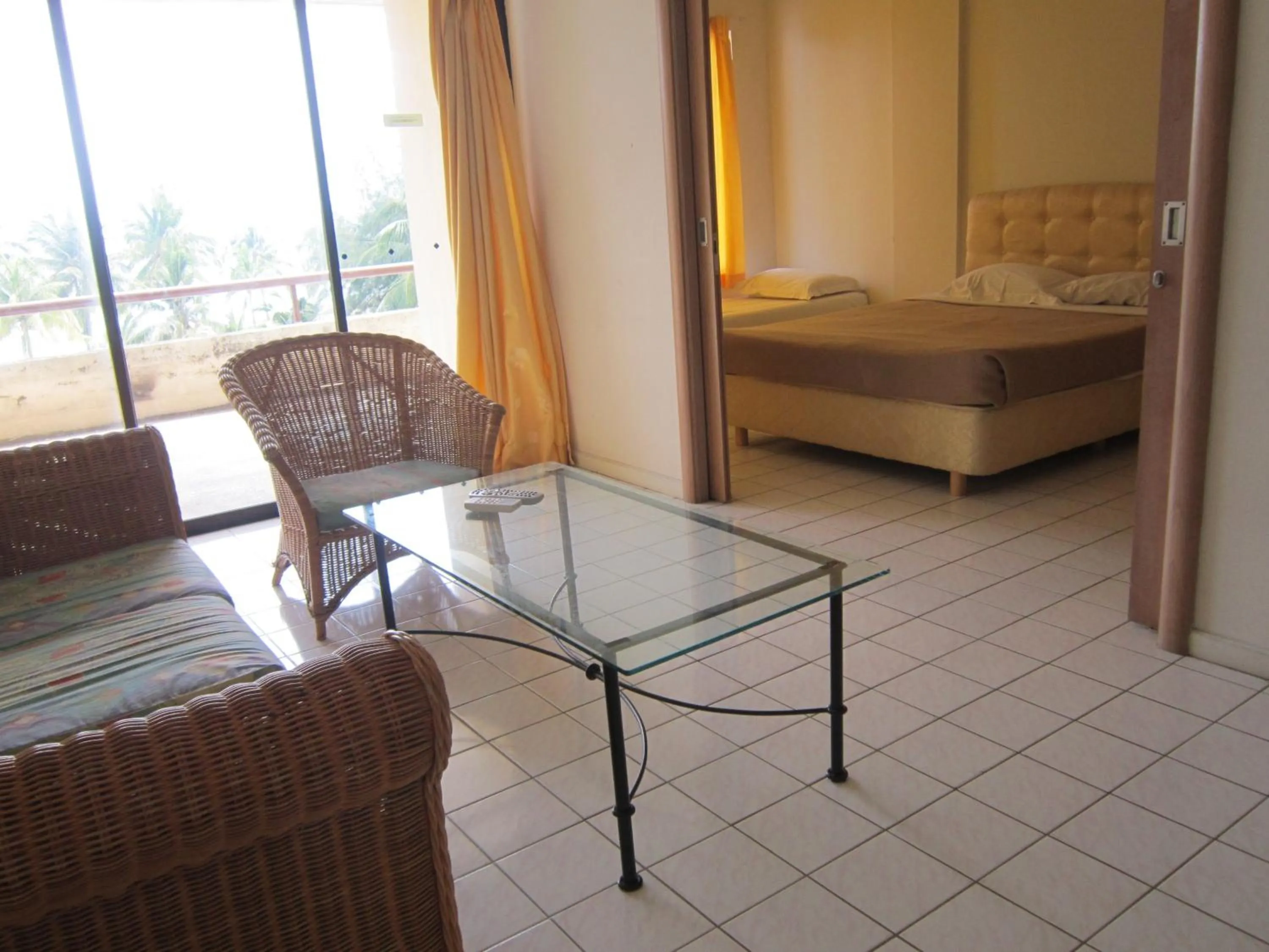 Bed in Paradise Lagoon Apartment