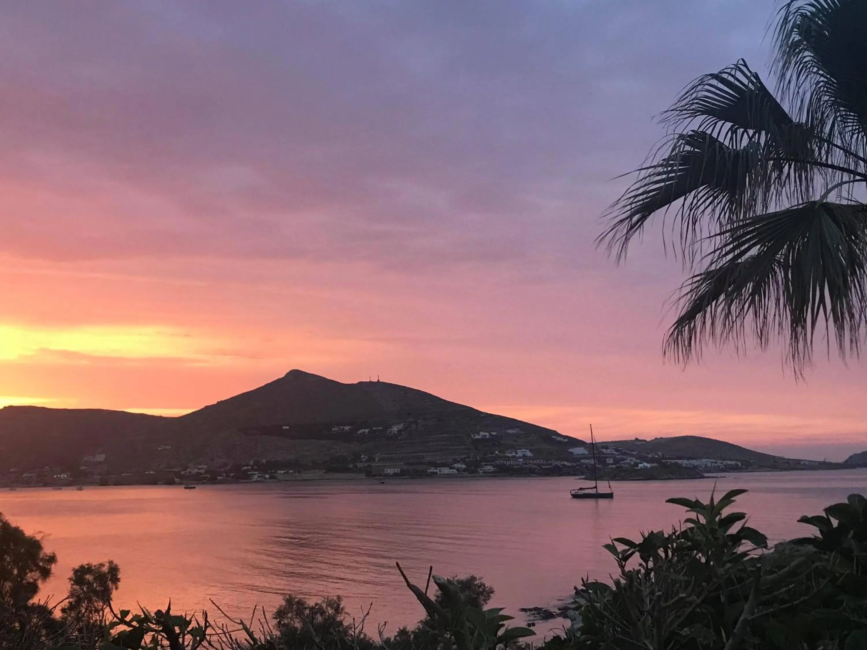 Sunset in Parian Lithos Residence