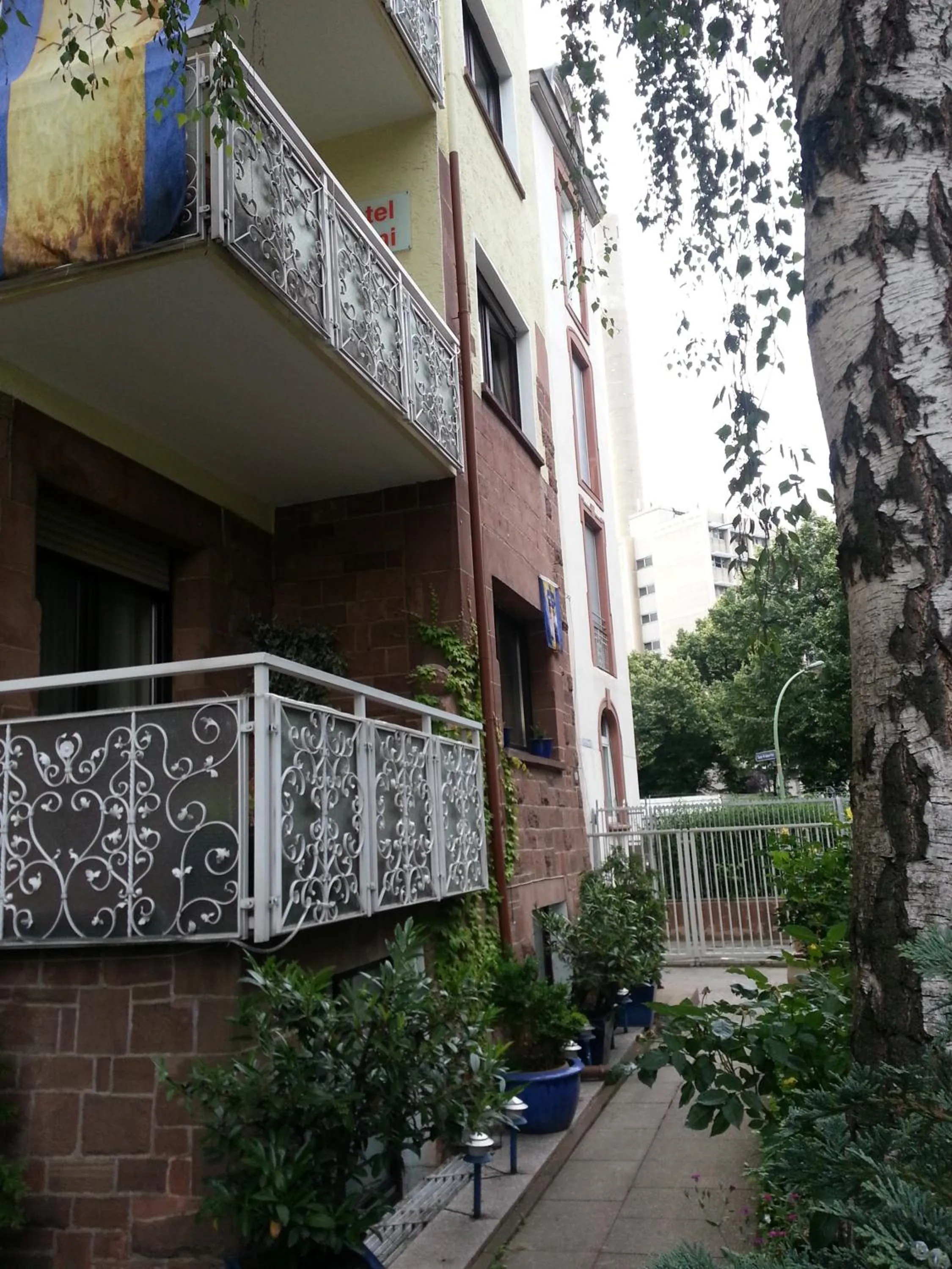 Balcony/Terrace in Hotelgarni Frankfurt