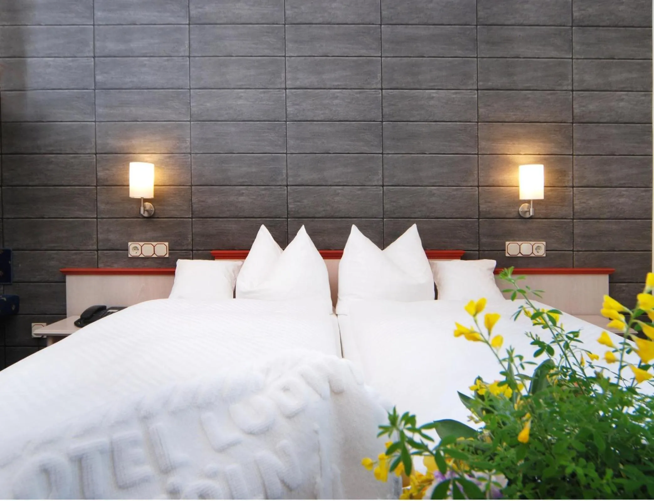 Bed in Hotel Ludwig Superior