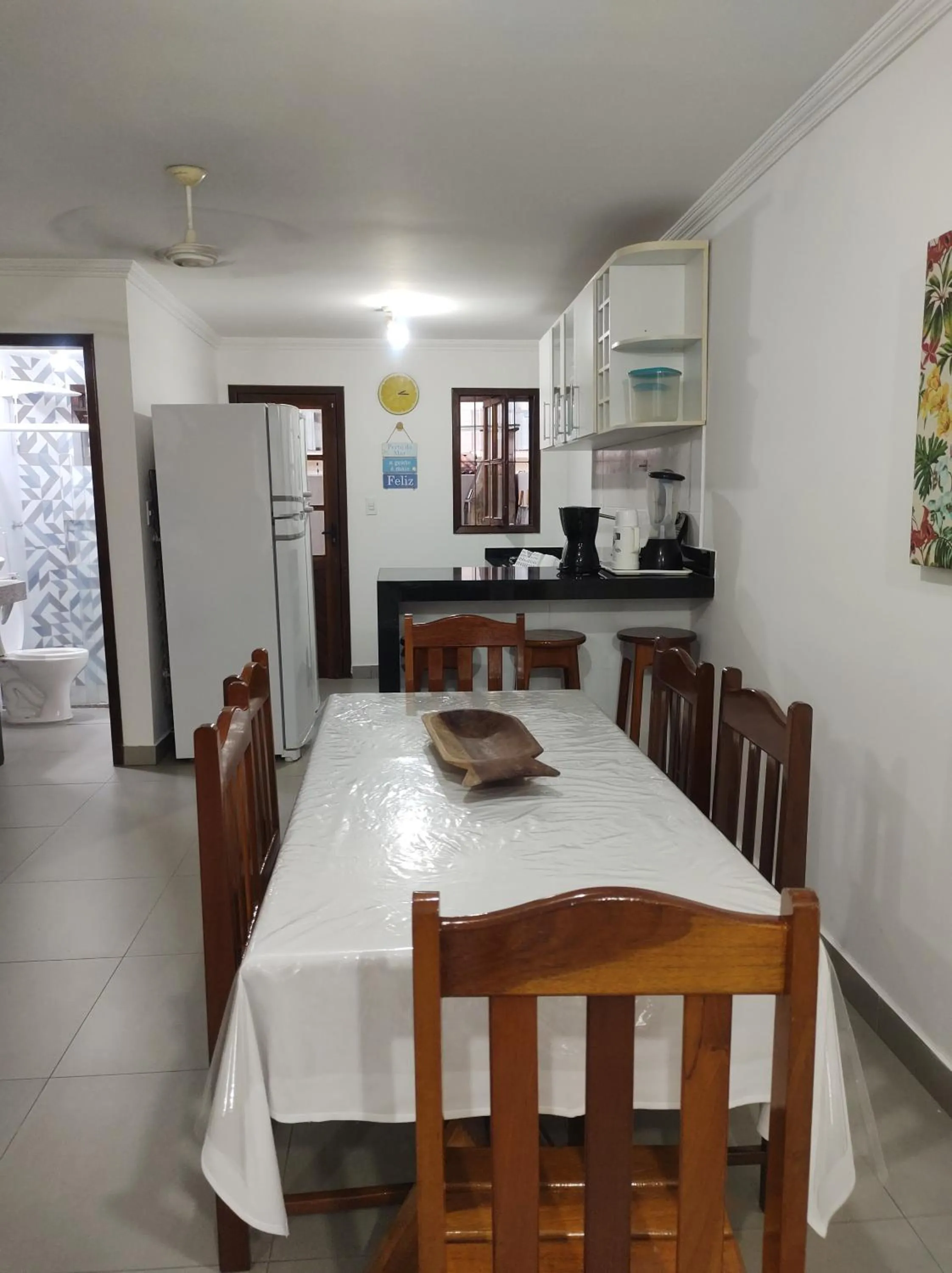 Dining area in Casa Praia de Taperapuan em Porto
