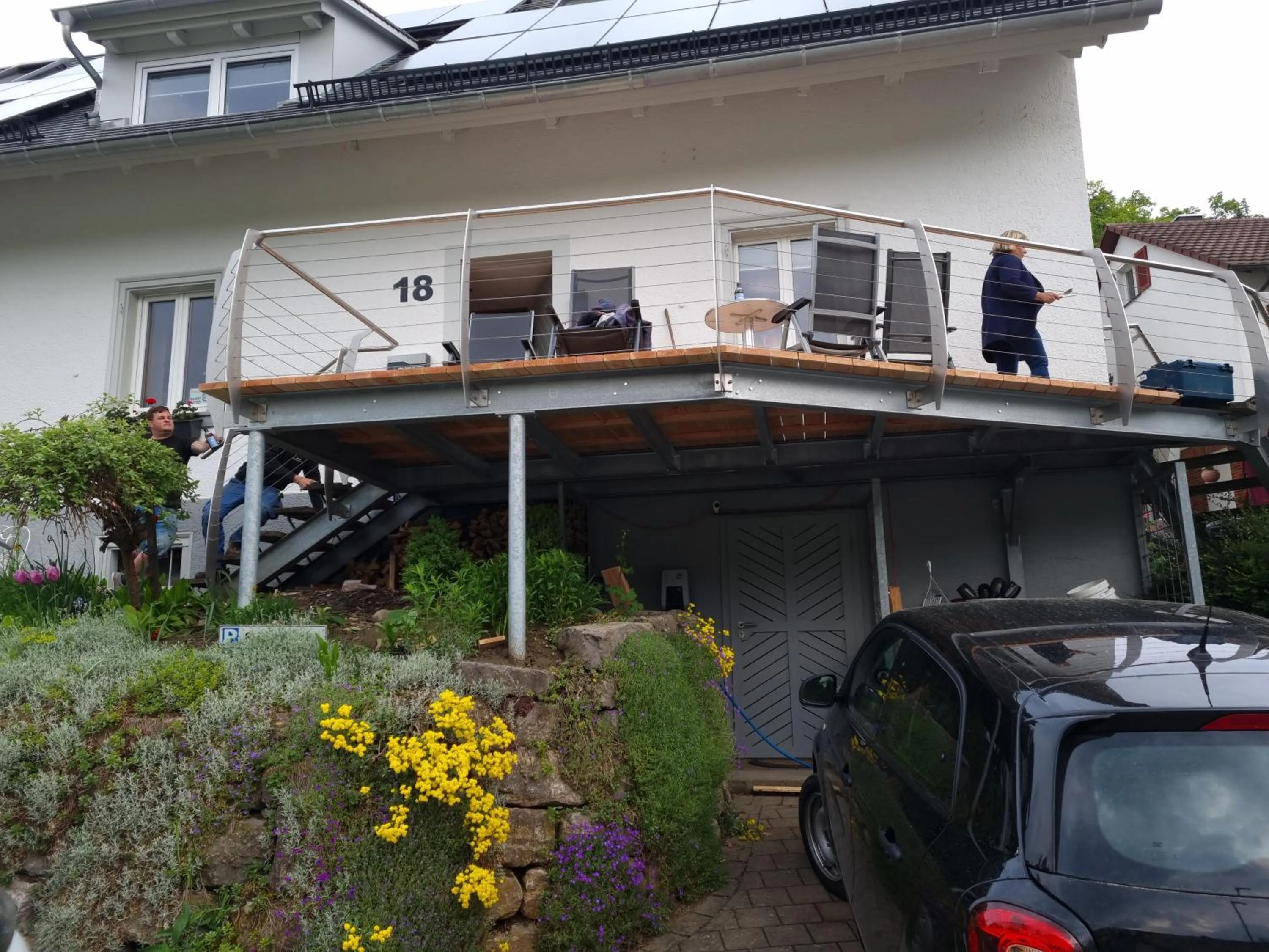 Balcony/Terrace in Ankes Wohlfühlpension