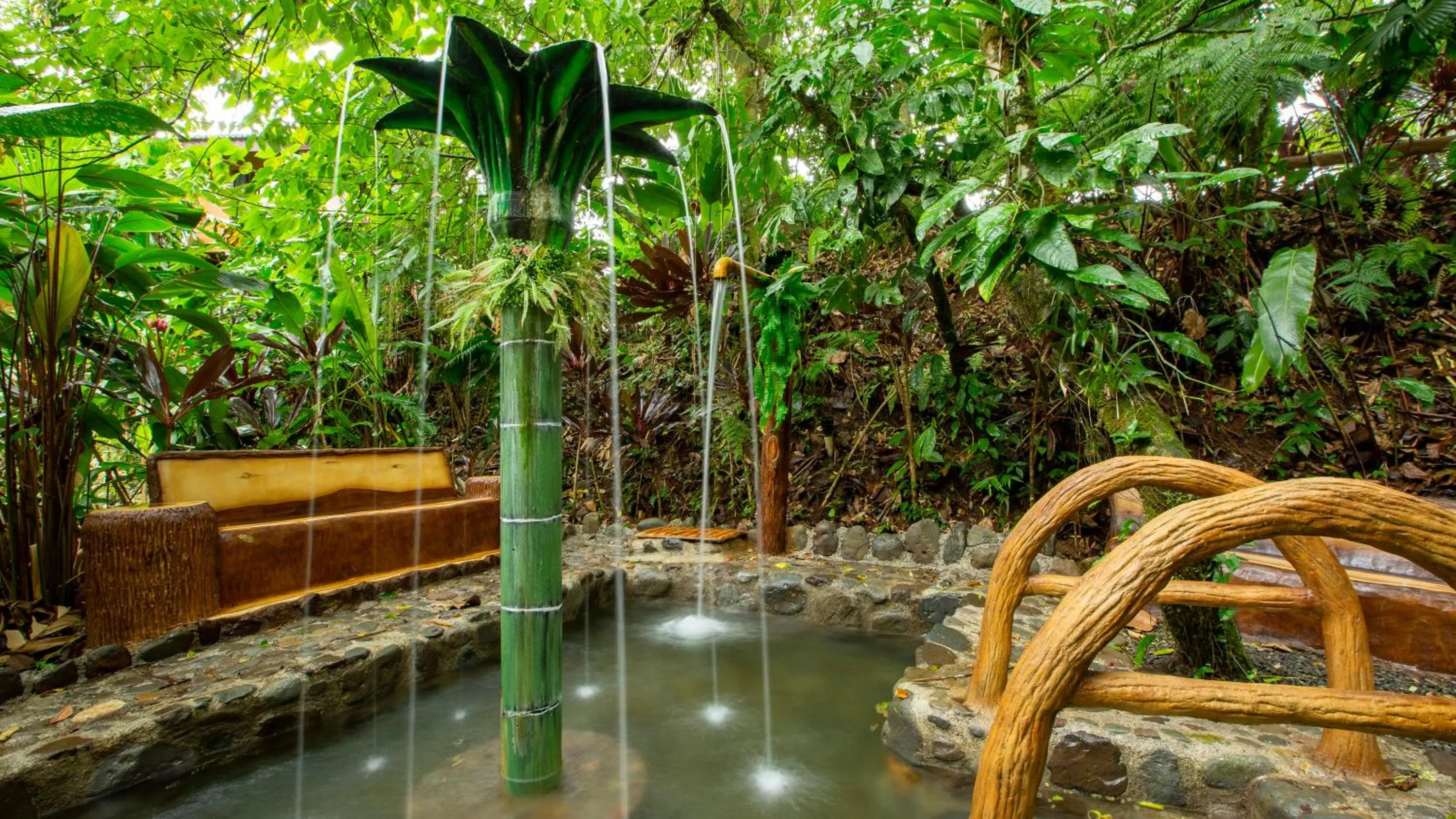 Garden in Cabañas Río Escondido en La Fortuna