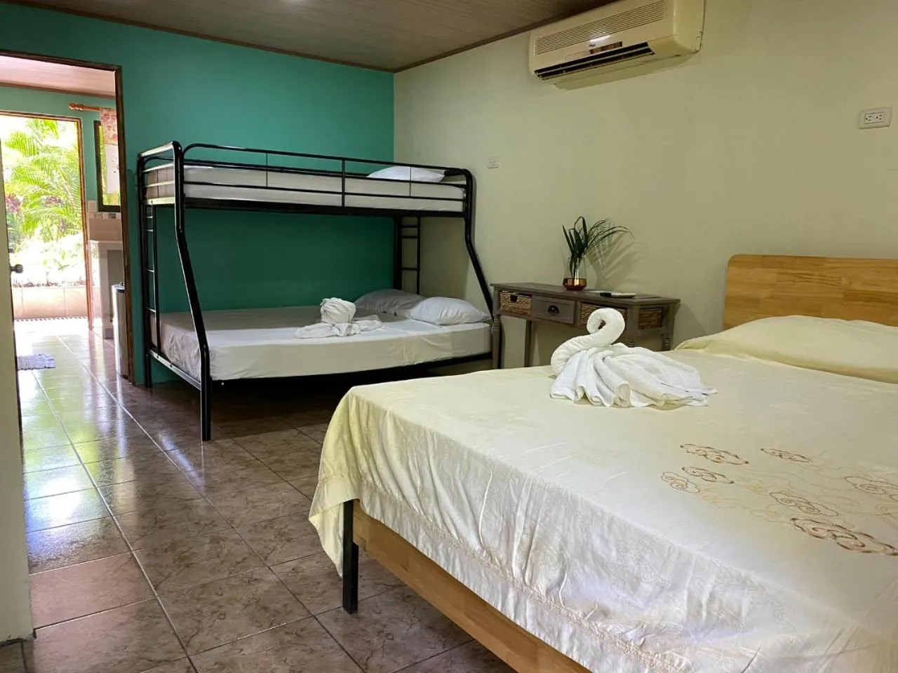 Bed in Cabañas Río Escondido en La Fortuna