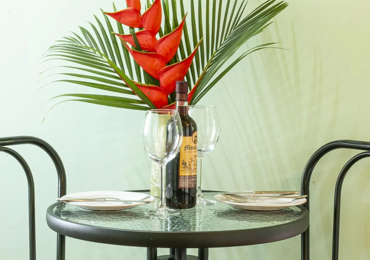 Dining area in Cabañas Río Escondido en La Fortuna