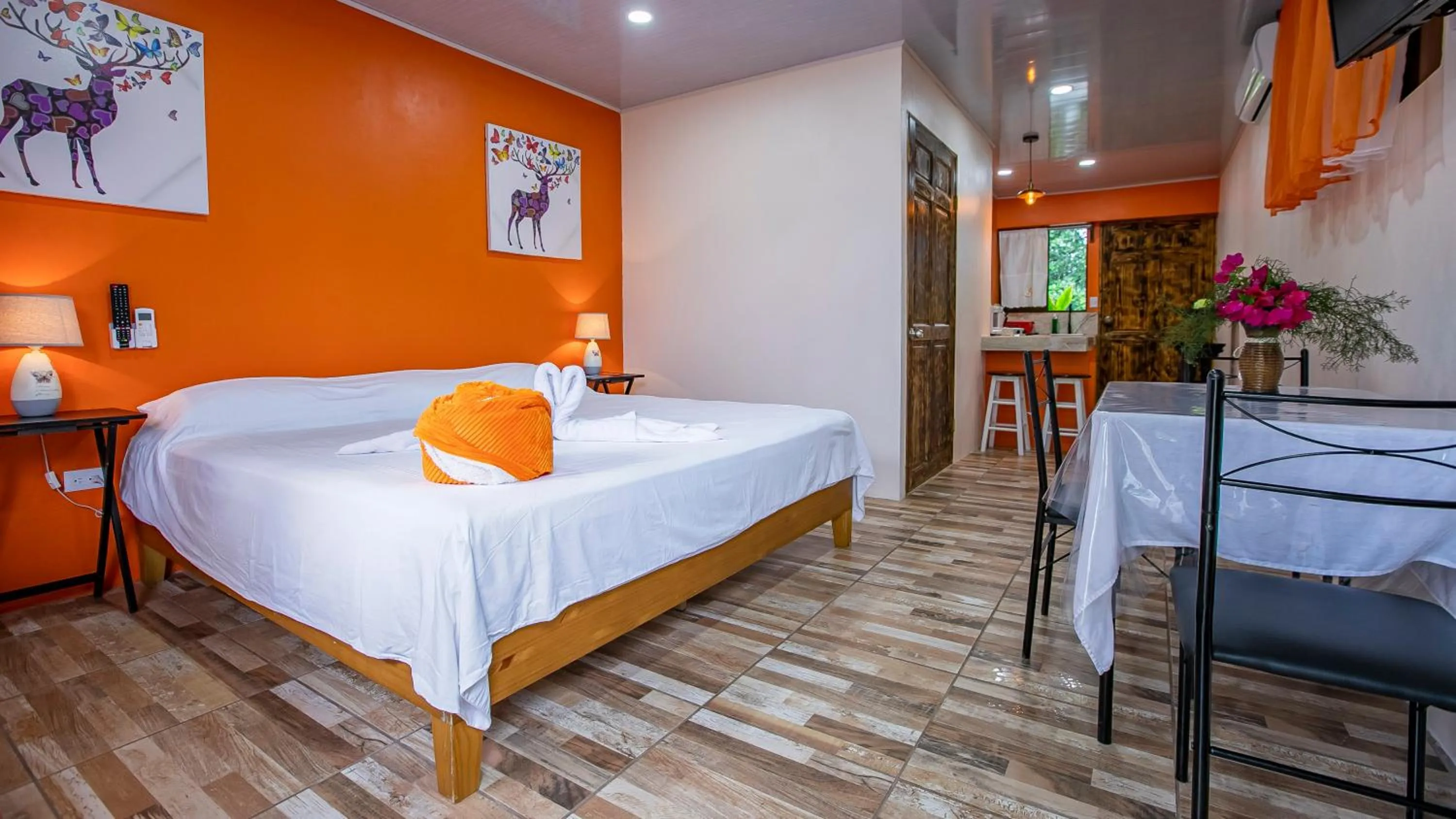 Bed in Cabañas Río Escondido en La Fortuna