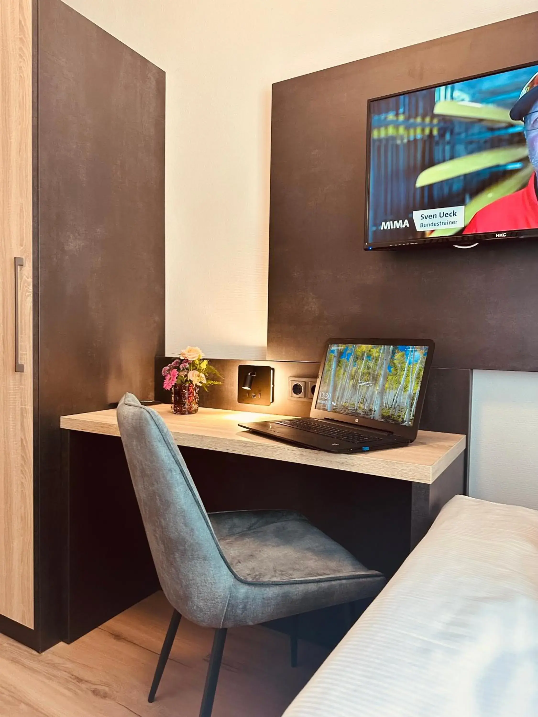 Bed in Hotel Stadt Emmerich Bed in Hotel Stadt Emmerich