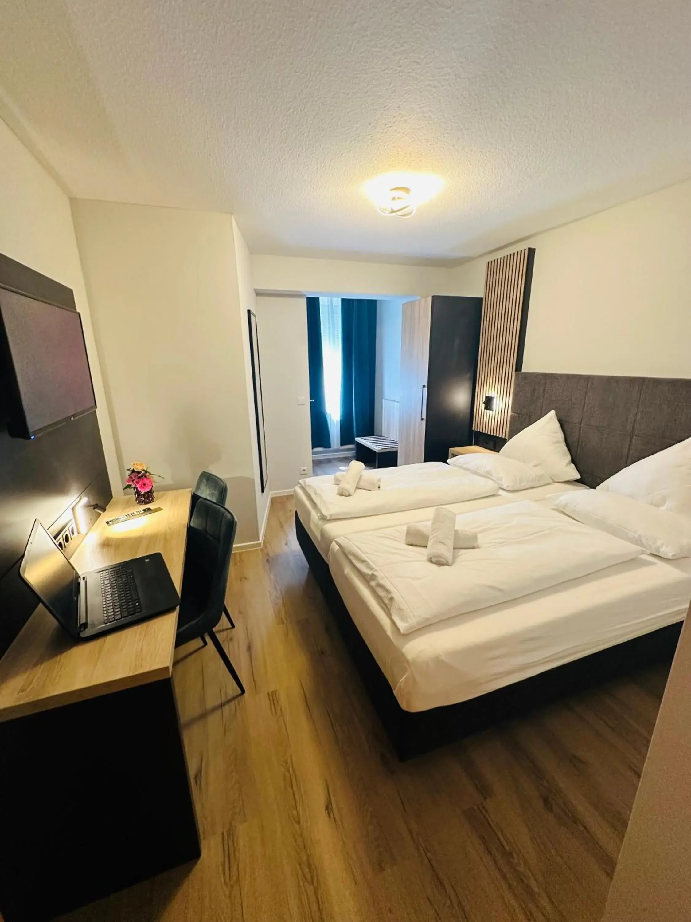 Bed in Hotel Stadt Emmerich Bed in Hotel Stadt Emmerich