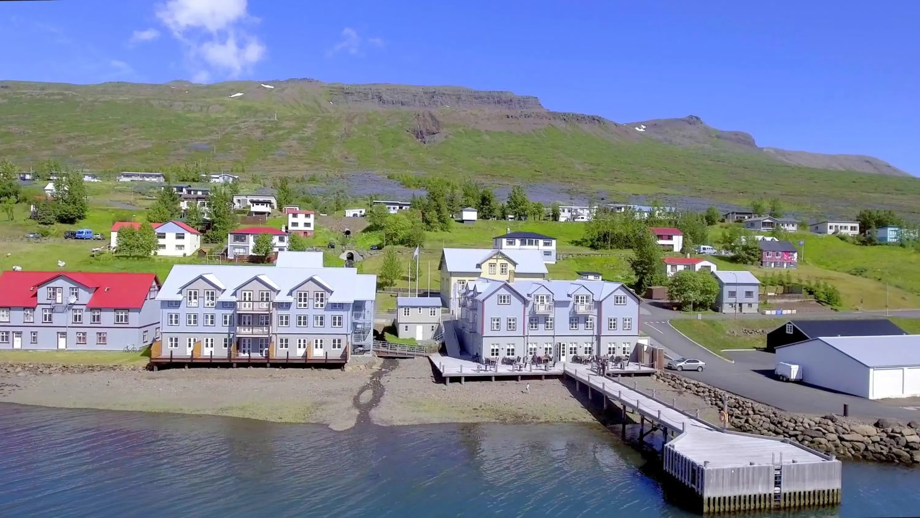 City view in Fosshotel Eastfjords City view in Fosshotel Eastfjords