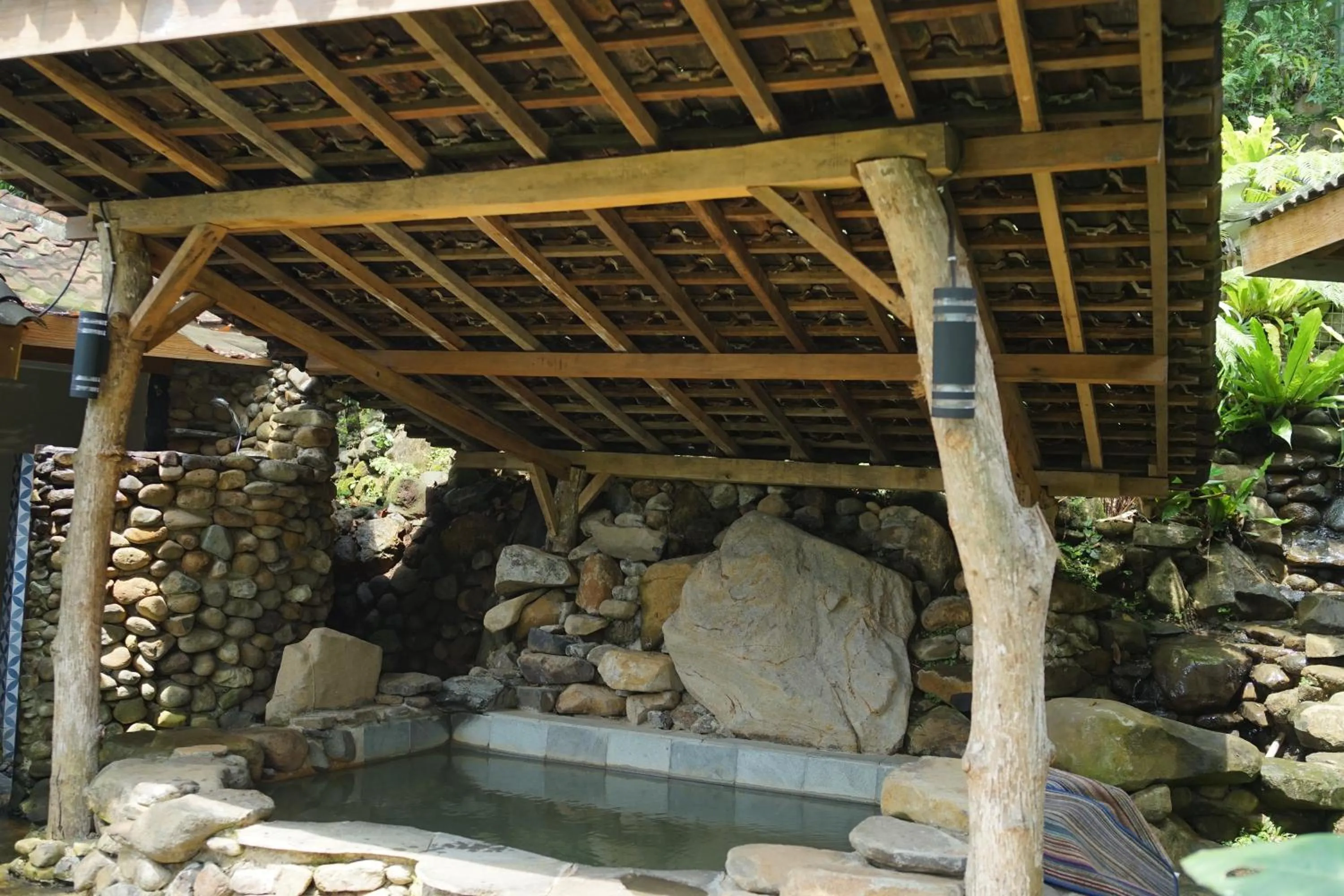 Hot Spring Bath in Tirta Arsanta Hot Springs & Villa