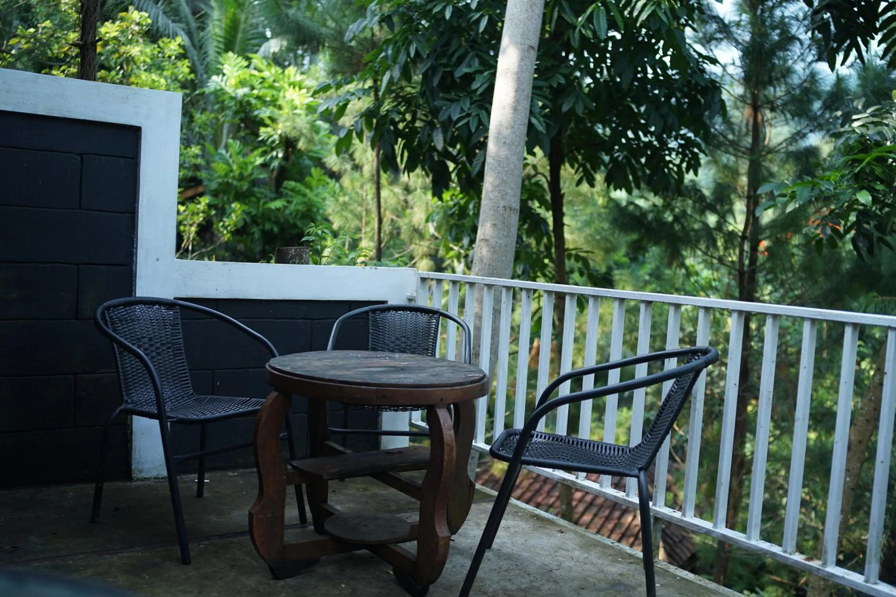 Balcony/Terrace in Tirta Arsanta Hot Springs & Villa