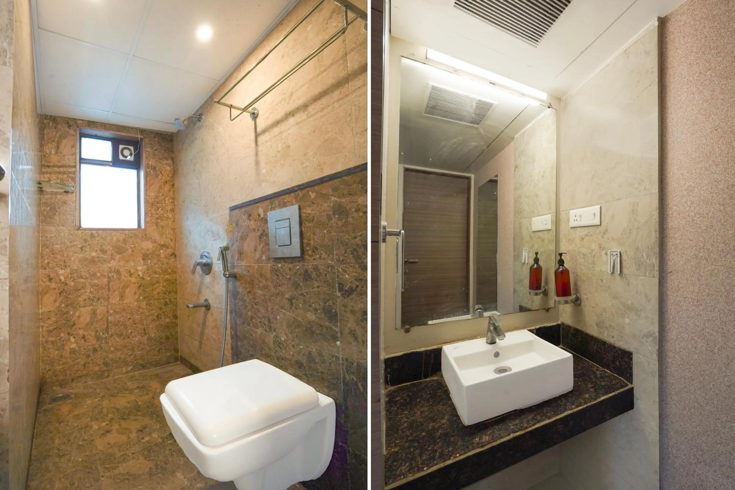 Bathroom in Townhouse Oak Pune Railway Station Formerly Kapil Residency