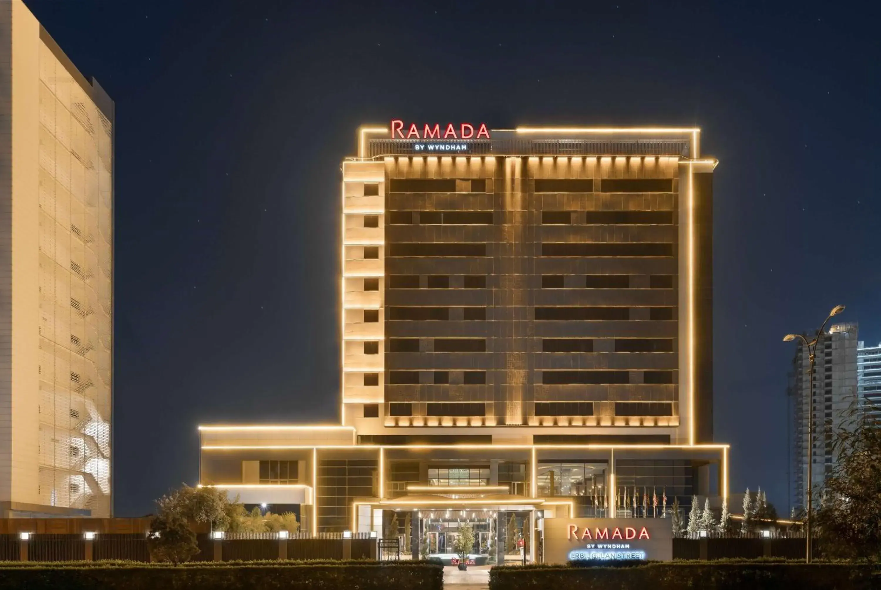Property building in Ramada by Wyndham Erbil Gulan Street Property building in Ramada by Wyndham Erbil Gulan Street