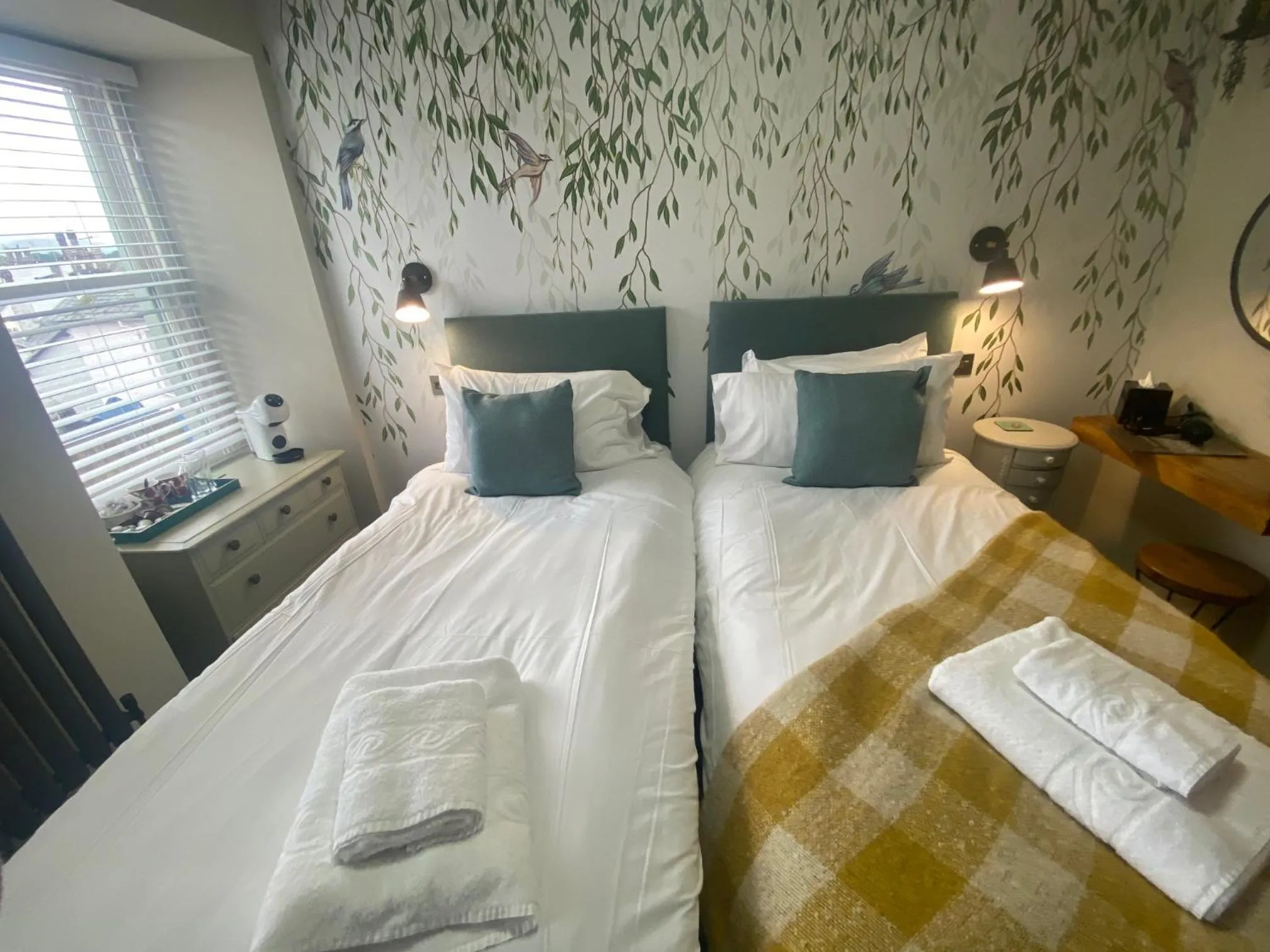 Bed in The Hive at Poppi-Red