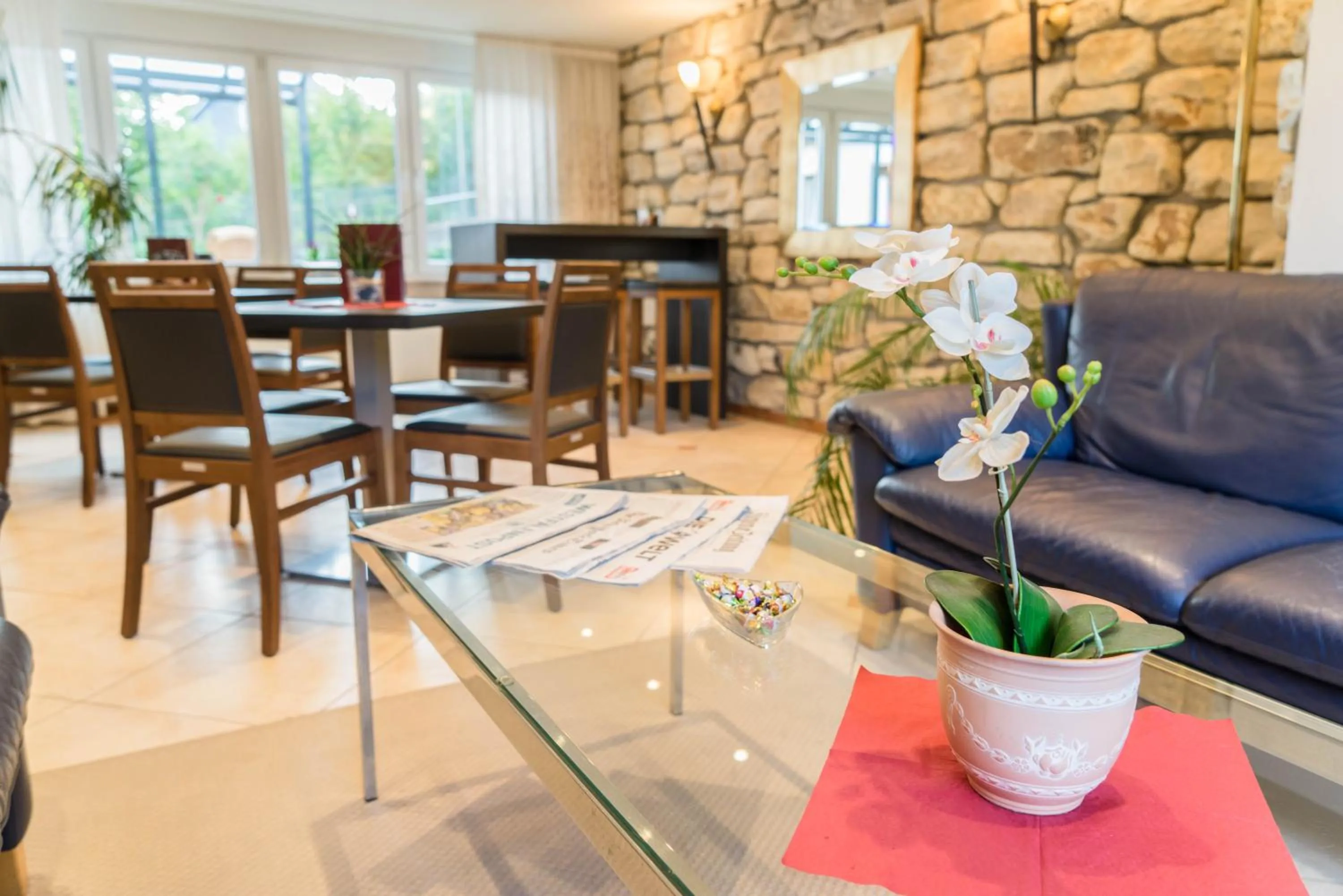 Lobby or reception in Hotel Bürger