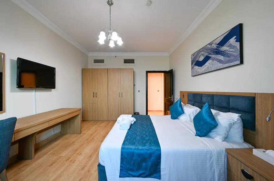 Bed in Saray Musheireb Hotel Suites and Apartment