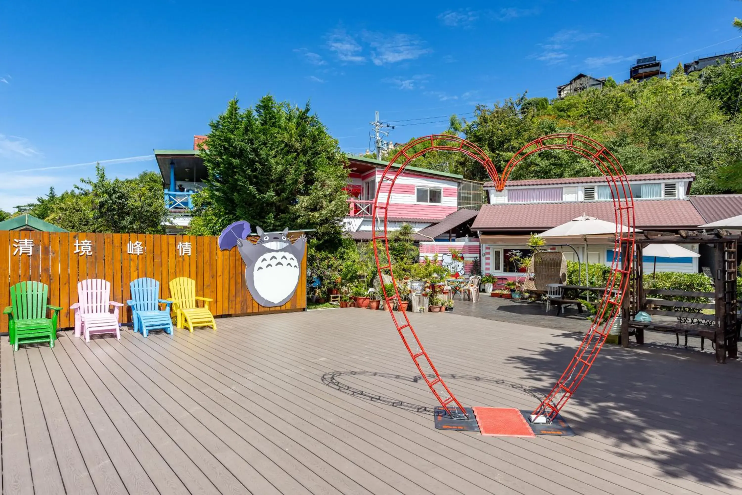Property building in Julie's Garden, Cingjing - Fon Chin Homestay Property building in Julie's Garden, Cingjing - Fon Chin Homestay