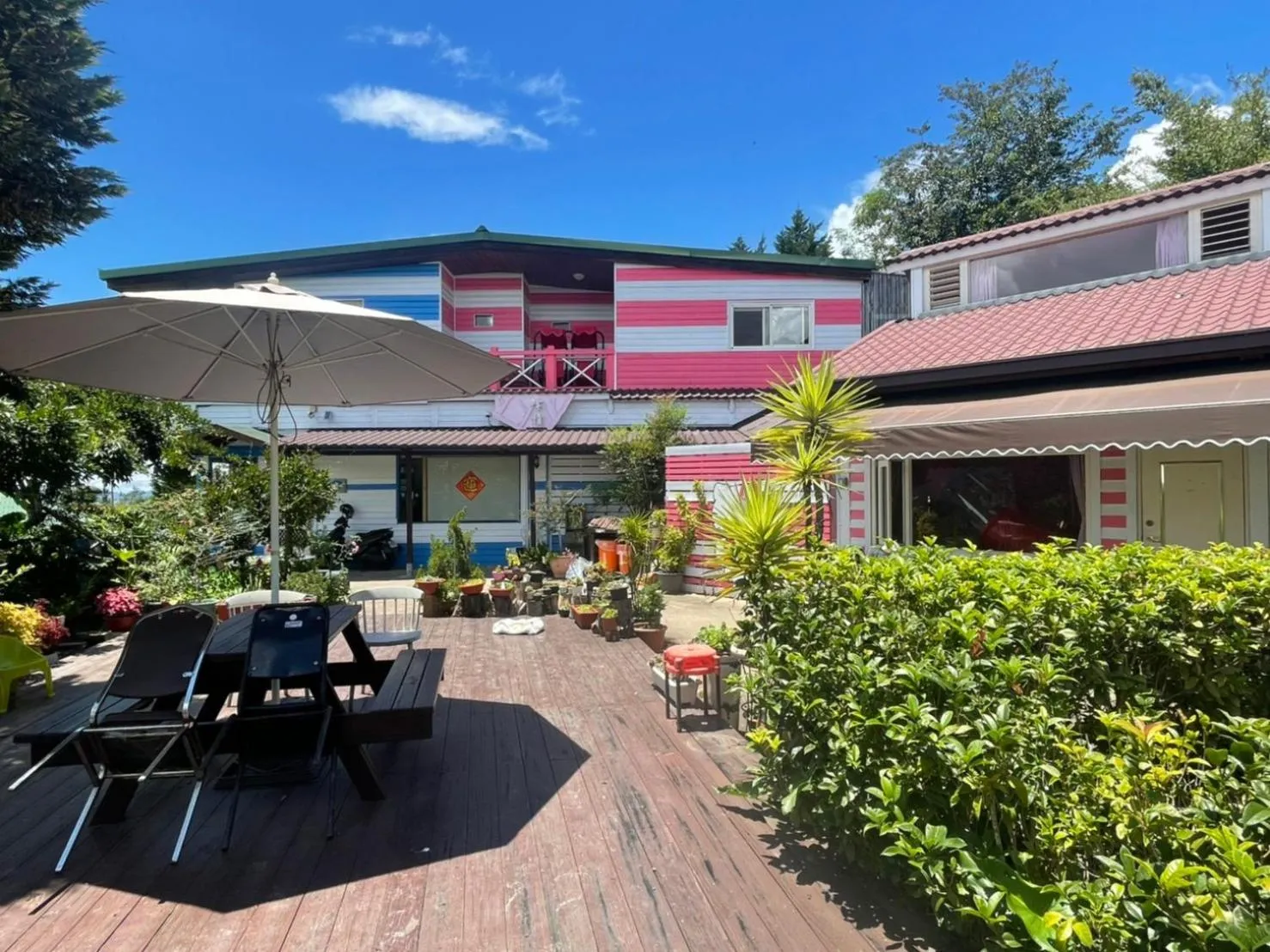 Patio in Julie's Garden, Cingjing - Fon Chin Homestay