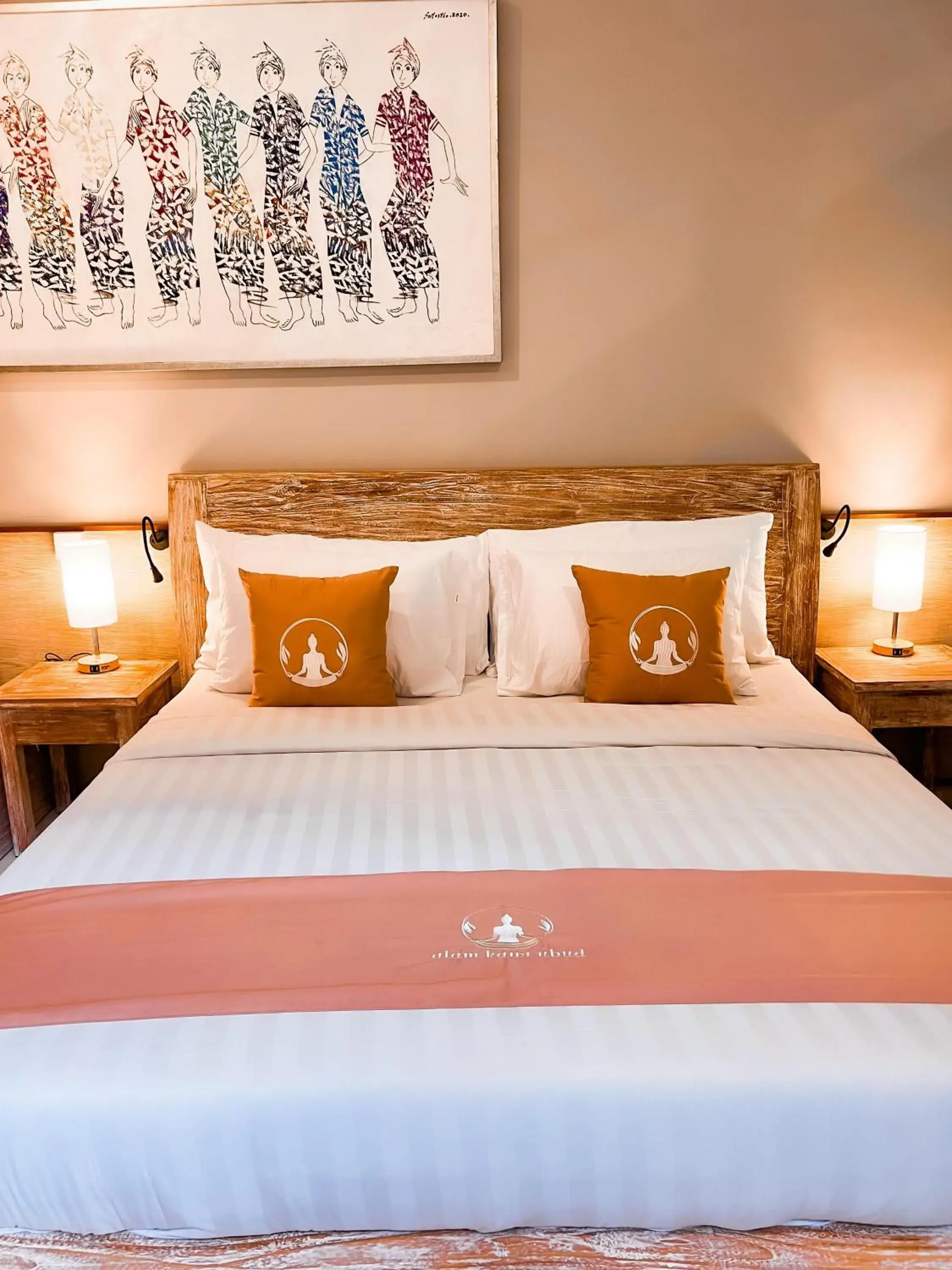 Bed in Alam Kawi Ubud Resort & Spa Bed in Alam Kawi Ubud Resort & Spa